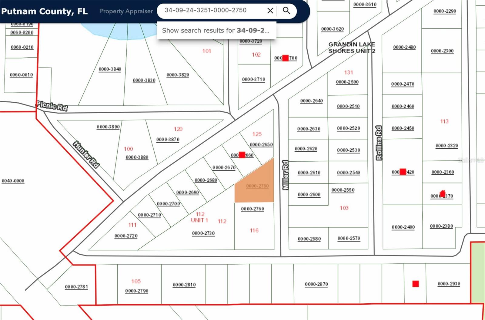 GRANDIN LAKE SHORES - Land