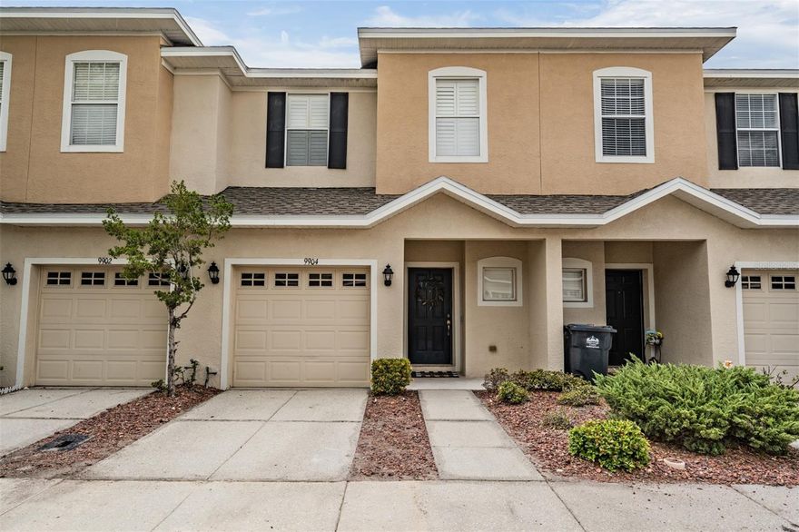 Conveniently located in a desirable gated townhome community with tree-lined streets, this well-maintained 3-bedroom, 2.5-bath home offers comfort and low-maintenance living. Just minutes from Interstate 4 Tampa segment, Interstate 75 Florida segment, and the Selmon Expressway Tampa, providing easy access to Downtown Tampa Florida and surrounding areas, and a short drive to shopping, dining, and everyday conveniences in Brandon Florida.

Featuring a private driveway and garage, this home boasts luxury vinyl flooring throughout the first floor, along with a spacious living and dining area and a well-appointed kitchen with ample cabinet space, pantry, and stainless steel appliances. Plantation shutters add a touch of elegance throughout, while the rear screened lanai is perfect for relaxing and enjoying the Florida weather. The roof was fully replaced in 2024, offering added peace of mind for future owners.

Upstairs, you’ll find three spacious bedrooms, including a primary suite with room for a king-size bed, a walk-in closet, and an en-suite bathroom featuring a walk-in shower, soaking tub, and double vanity. The additional bedrooms offer generous closet space, along with a full hall bath and convenient laundry closet.

Residents enjoy access to a community pool, and the HOA covers cable TV, internet, water, exterior maintenance, pest control, grounds upkeep, sewer, gated entry and gate maintenance, and even select streaming services—making for truly worry-free living.
