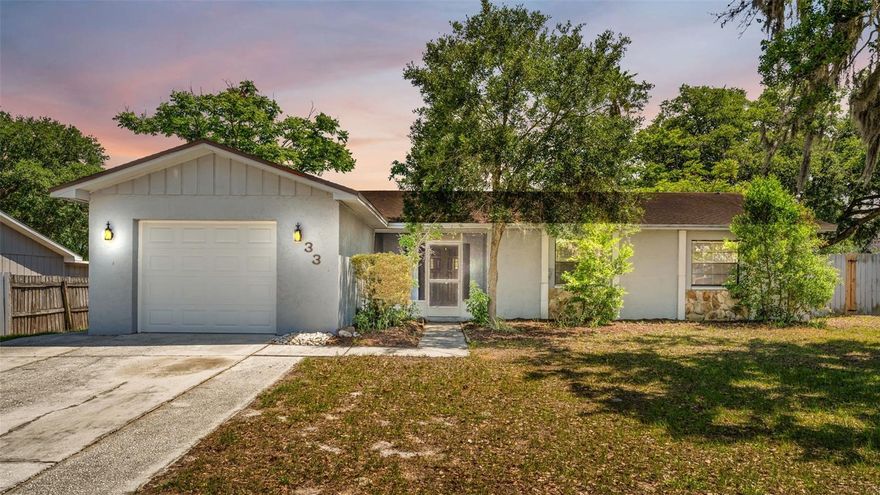 One or more photo(s) has been virtually staged. Welcome to this beautifully updated 3-bedroom, 2-bath home in Lakeland, where charm, space, and functionality come together effortlessly.From the moment you walk in, you’re greeted by a spacious open living area featuring brand-new tile flooring and a striking stone wood-burning fireplace that creates a true focal point—perfect for cozy nights or hosting guests. The layout flows seamlessly into a bright and open kitchen, complete with granite countertops, rich wood cabinetry, stainless steel appliances, and ample counter space—ideal for both everyday living and entertaining.Enjoy the comfort of new flooring throughout, with updated tile in the main living areas and brand-new carpet in all bedrooms, giving the home a fresh, move-in-ready feel.The split floor plan offers comfort and privacy, with a generously sized primary suite featuring its own private bathroom—creating the perfect retreat at the end of the day. This home was designed with indoor-outdoor living in mind. Enjoy your morning coffee on the screened-in front porch, then unwind in the screened-in back patio overlooking your private pool—your own personal Florida oasis perfect for relaxing or entertaining year-round.Additional upgrades include a brand-new garage door and motor for added convenience and peace of mind. With its blend of character, modern updates, and inviting outdoor features, this home offers the lifestyle so many are looking for. Conveniently located near shopping, dining, and major roadways, you’ll have easy access to everything Lakeland has to offer.

Personal items and vehicle in garage do not convey with property.