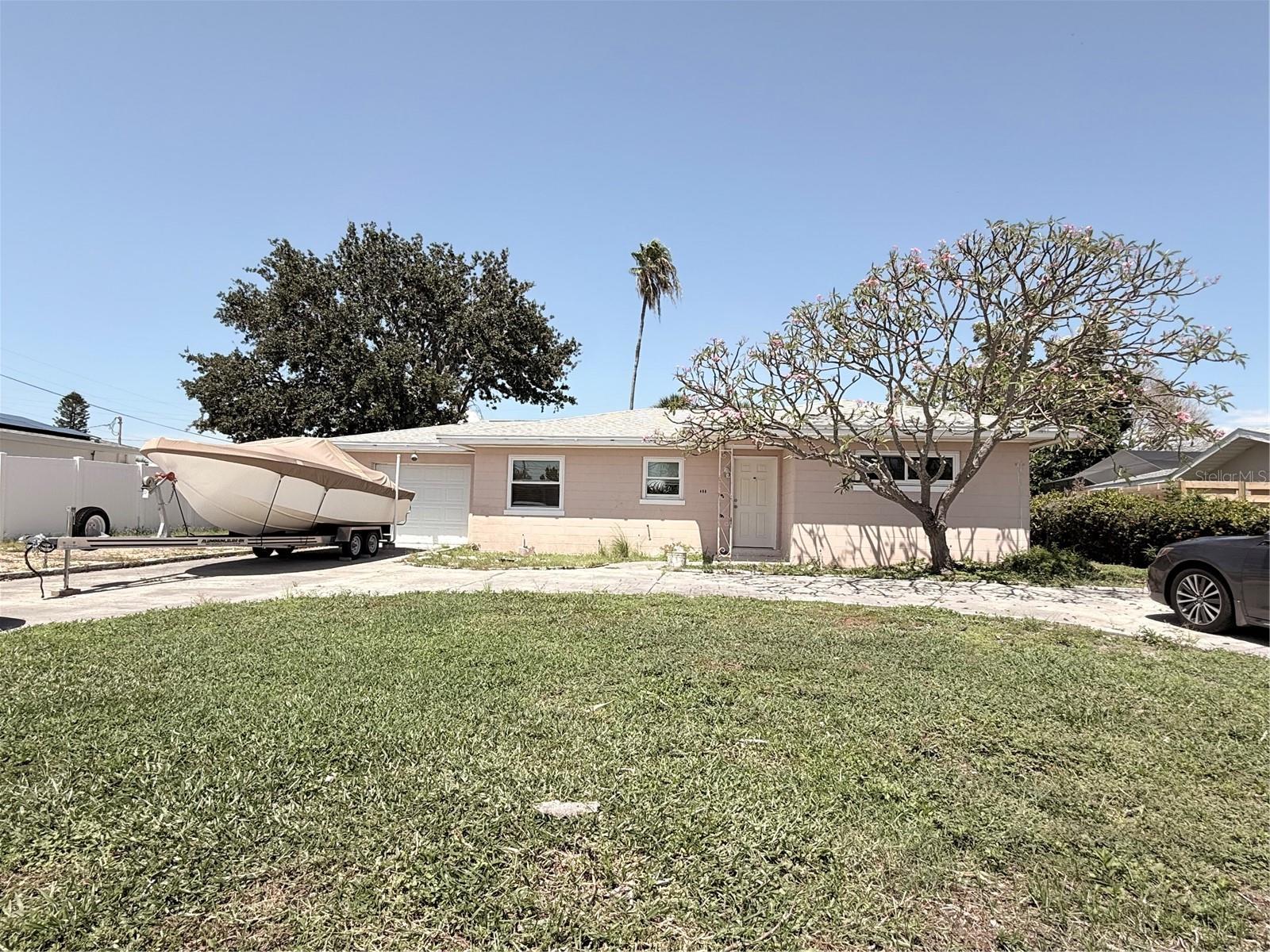 Here is your opportunity to own a beach home only minutes and a bike ride away from the beautiful beaches, downtown shops and restaurants. This 3 bedroom / 2 bathroom home with a 1 car garage has been effected by the recent storms. The home has been completely remediated with a non substantial damage letter showing 30% and ready for the new owner to put their own new finishing touches on the home. Prior to the storm the owner replaced with new hurricane windows in 2022; hot water heater 2023; a.c. unit 2022; and roof in 2015. The backyard has room for a nice pool to be installed, along with gardening and growing veggies. Living in St. Pete Beach in comparison to other local beach towns, is the convenience to the surrounding areas. If you are traveling in or out from Tampa International or Clearwater airports, the location is the quickest and fastest of all Pinellas county beaches and the reasoning why the second
homeowners and locals love living in this area. The St. Petersburg area has become one of the highly sought after places to live in the entire US. We have a vibrant downtown, with great restaurants, shops, and entertainment, along with the beautiful beaches, gorgeous sunsets, and all the water sport boating activities outside your front door. Whether you're looking for a primary residence or investment opportunity with a home that has its own separate entrance, this home places you in the center of one of Florida’s most desirable beach towns. Call me for your own private showing.
