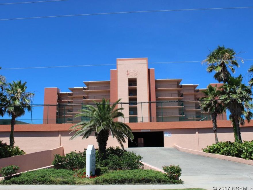 Ocean Side Condo Fully Renovated and located directly on the "no drive beach". Fully furnished, beautiful community pool, tennis, basketball, & shuffleboard courts as well as in-unit washer and dryer. This is a must see unit that is located near to New Smyrna's best dining and shopping. ;Water: City