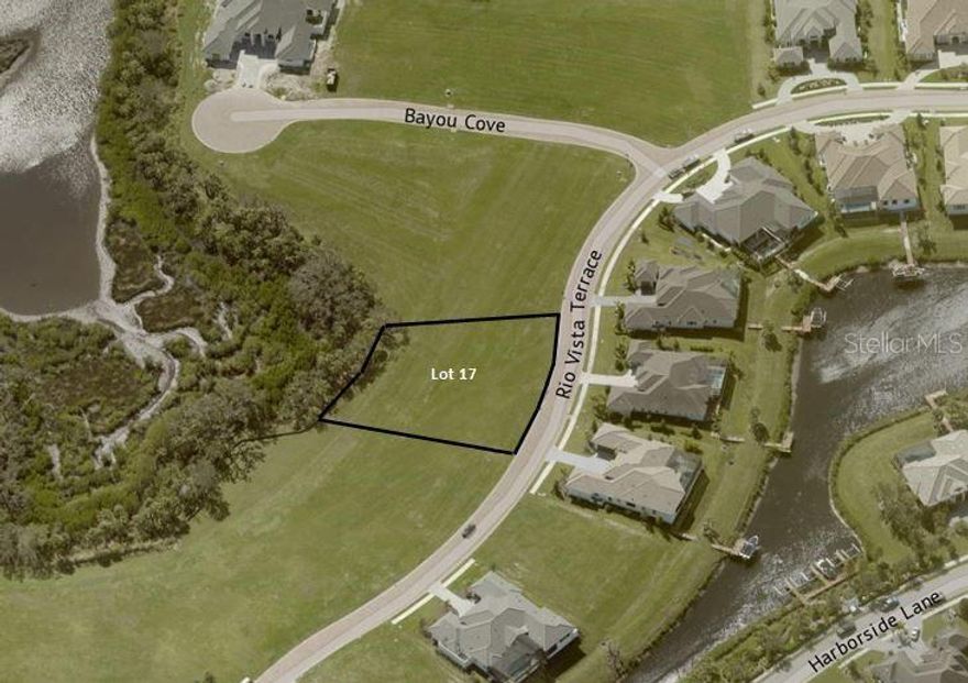 Be sure to ask about Developer incentives available to purchase this lot. 
This lot is located on the island of Rio Vista Estate features 65 homesites, all waterfront. This unique neighborhood combines nature’s beauty with homes of architectural distinction. As you pass through a private gated entry, 100 year-old antique brick streets greet you as you wind your way trough the island to Channelside Harbor.

Welcome to The Islands on the Manatee River, a private gated waterfront boating community nestled among world class golf courses that celebrates Florida’s natural beauty. Voted "Best Community" in the Sarasota-Bradenton Parade of Homes for the last 8 years. The River Lodge clubhouse, exclusive to residents of The Islands, provides a riverfront gathering place for the enjoyment of our residents. The Islands is a place where nature’s bounty is just the beginning of the excitement that will take your breath away. Situated on 225 acres of pristine private islands, our sanctuary features up to 1.5 acre estate-sized homesites directly on the river or on picturesque harbors, all having navigable access to the tranquil waters of the Manatee River and onward to the Gulf of Mexico. Build your dream home on this beautiful homesite located in Rive Isle at The Islands on the Manatee River.