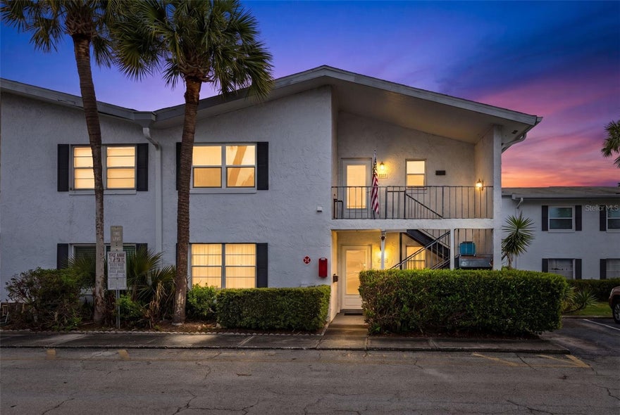 FULLY FURNISHED Original GEM of the Villas Marquis community! There is so much natural light in this END UNIT condo! This may be the only opportunity to purchase a condo that has been this meticulously maintained in Original Pristine Condition! Even the very sought after mid century finishes are still there and in unbelievable shape! You won't find another unit like this again! From the light fixtures, custom louvered wood shudders, original tile to every piece of furniture to tie it all together, it's all there!! Not to mention a BRAND NEW AC unit just installed May 2026!! The location is pretty special too, just minutes from downtown Orlando and about 30 minutes from Disney, Sea World, Universal and all the best restaurants and shopping that Orlando has to offer. Don't miss your opportunity to grab this unit before it is gone!