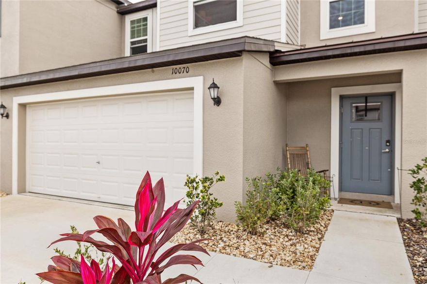 Luxury resort-style living awaits in this spacious 4-bedroom, 2.5-bath townhome located in the highly desirable Mirada community. Designed for both comfort and style, the open-concept main level features expansive living and dining areas that flow effortlessly into a sleek, modern kitchen, complemented by a convenient half bath—ideal for entertaining or everyday living. Upstairs, all four bedrooms are thoughtfully positioned, including a serene primary suite filled with natural light. The upper level offers a bright, airy feel throughout, creating a relaxing retreat at the end of the day. Step outside to a covered back patio, perfect for morning coffee or unwinding in the evening. Residents enjoy access to Mirada’s signature lagoon, scenic walking trails, and neighborhood parks, delivering a true resort-style lifestyle. Ideally located just minutes from I-75, this home offers an easy 30-minute commute to downtown Tampa, Wesley Chapel, and the growing Lakeland corridor. Close to Tampa Premium Outlets, The Grove, dining, medical facilities, golf courses, beaches, and nature preserves—this location offers both convenience and endless recreation.