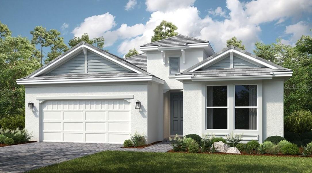 Under Construction. New Construction – September Completion! Built by Taylor Morrison, America’s Most Trusted Homebuilder. Experience resort-style living in St. Cloud, Florida, at Esplanade within the gated Center Lake Ranch community. With homes offering stunning nature and pond views, every detail is designed for peace and relaxation. Enjoy wellness-focused amenities like a pool, spa, fitness center, and movement studio. Stay active with pickleball, bocce, or strolls through the Bark Park, while concierge services and community events keep life exciting. With planned trails, parks, and an 11-acre Central Park, Esplanade offers a serene, nature-filled lifestyle with easy access to major roads. Welcome to the Azzurro at 899 Arbor Green Trail in Esplanade at Center Lake Ranch. This exquisite new home is nestled against the picturesque Ranch St. Cloud regional park! The gourmet kitchen features a walk-in pantry and a convenient prep-and-dine island, seamlessly flowing into the spacious great room and dining area - ideal for hosting and entertaining guests. Step outside to the lanai and soak in Florida's beautiful weather year-round. The luxurious primary suite is a true retreat, with a generous 13x15-foot bedroom, an oversized walk-in closet, and a spa-like bath complete with a dual-sink vanity, large shower, and private water closet. A second bedroom and bath at the front of the home offer comfort and privacy for guests. Designed with your lifestyle in mind, the Azzurro plan maximizes the best of Florida living! Additional Highlights Include: Gourmet kitchen, bay window at primary suite, bedroom three in place of flex room, and 8ft interior doors. Photos are for representative purposes only. MLS#O6335715