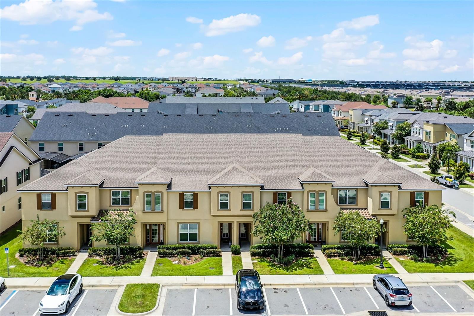 Discover the perfect blend of comfort, style, and adventure at 2186 Fleming Mist Place—a fully furnished 5-bedroom, 4.5-bath townhouse tucked inside the vibrant, gated Solara Resort! This beautifully designed home is built for fun and relaxation, featuring an open-concept layout, sleek modern finishes, and a spacious loft perfect for hanging out or game time. Step outside to your private screened-in lanai with a sparkling splash pool—a perfect spot to cool off after a day of adventure. With some themed bedrooms the kids will love and plenty of space for the whole crew, this property is ideal as a vacation home, short-term rental, or personal getaway. Located just minutes from Disney, Universal, world-class shopping, dining, and entertainment, Solara Resort delivers the ultimate resort lifestyle. Enjoy unbeatable amenities including a heated grand pool, splash pad, FlowRider® surf simulator, full fitness center, soccer field, sand volleyball, basketball courts, and more—all within a 24/7 gated community with daily valet trash and landscaping included. Whether you're lounging poolside or exploring Central Florida’s best attractions, this is where unforgettable memories are made!