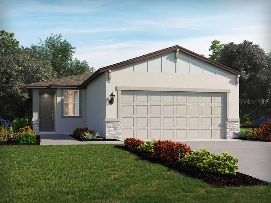 Under Construction. Brand new, energy-efficient home available by Dec 2025! The Denali floorplan offers an open-concept floorplan with 3 bedrooms, 2 bathrooms, and a 2-car garage. Indulge in a chef-inspired kitchen which overlooks a spacious great room and dining area. Salt Meadows offers new single-family homes in Parrish, FL with a variety of floorplans, both single-story and two-story. Residents will enjoy resort-style amenities including a large community pool, clubhouse with fitness center, sports courts, playground and more. With close proximity to I-75, this community offers easy access to St. Pete, Bradenton, Sarasota and beautiful gulf coast beaches. Schedule a tour today.  Each of our homes is built with innovative, energy-efficient features designed to help you enjoy more savings, better health, real comfort and peace of mind.