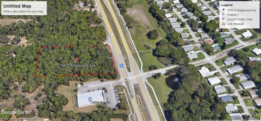 Location, Location, Location!  8 Acres with 259' of road frontage on S. Ridgewood close the intersection of Ridgewood Ave. and Robberts Rd. Property is on the north side of the Publix Shopping Center and the Dollar General store.  8402-00-00-0620 is a 2.4 Acre Ridgewood parcel zoned B4 (General commercial).  It is being sold together with the adjacent parcel 8402-64-00-0020; 5.59 acres with 234' of road frontage on Alamanda zoned R3 (Urban Single Family Residential).  Great opportunity for business on S. Ridgewood and residential development or SFR on  Alamanda.