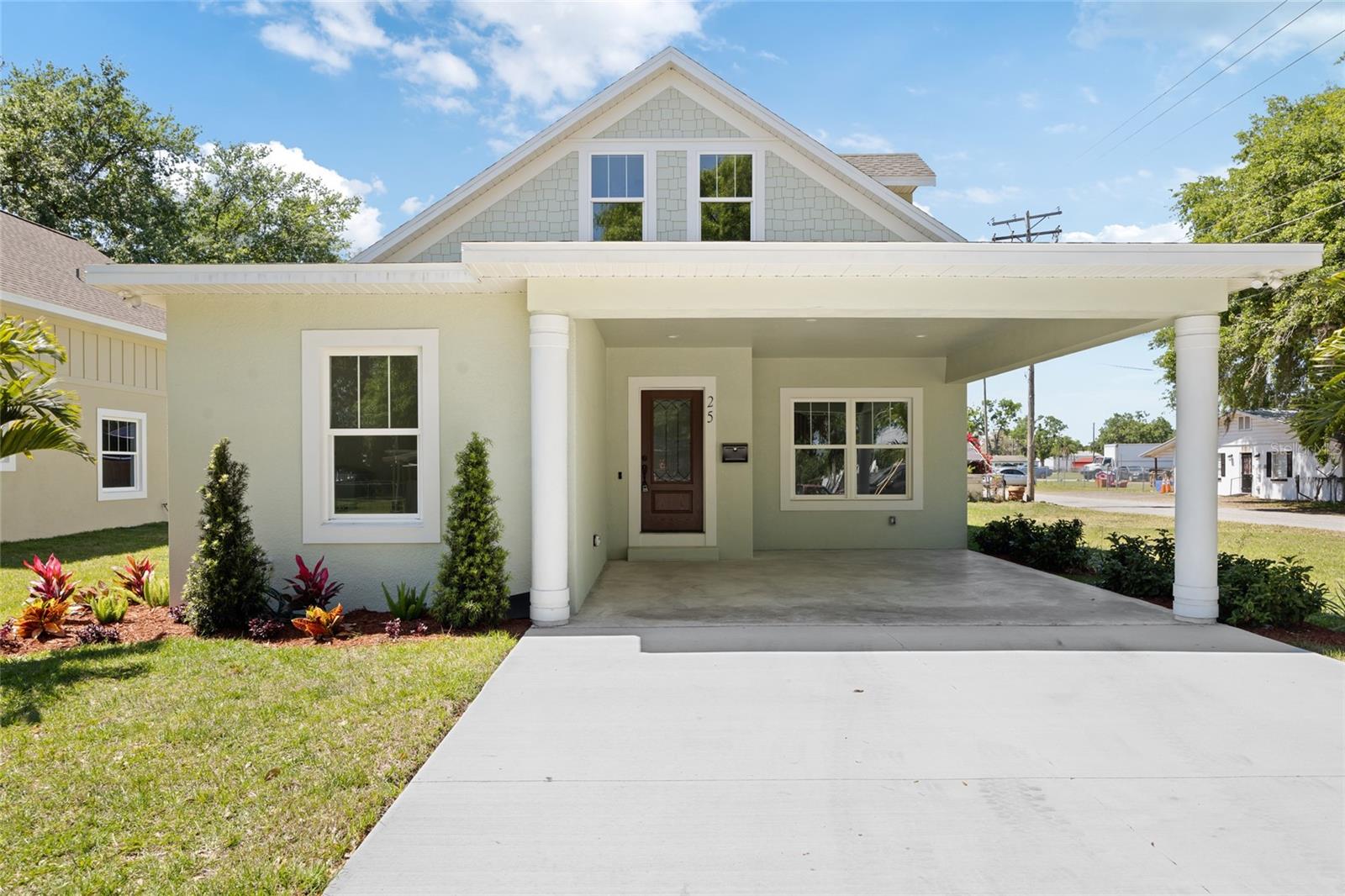 Discover modern luxury & style in this beautifully crafted 4-bedroom, 2.5-bathroom home with 1,983 sq. ft. (2588 total) of open living space in
the heart of Plant City.; walking distance from of the famous Florida Strawberry Festival, just around the corner from Plant City’s Charming and
vibrant downtown which offers bars, shops and restaurants and minutes away from a local winery, where you can enjoy wine tastings, live music,
and local events. This New construction home offers high ceilings, crown molding and ceramic tile, planks that give the look of hardwood floors
without the maintenance. The gourmet kitchen is a chef’s dream featuring quartz countertops with a deep modern farm style sink, all-wood
shaker cabinets with plenty of space, stainless steel appliances. The oversized laundry room is complete with a deep wash sink & a window. The
master suite is on the main level and offers a huge walk-in closet, master bath with a resort style walk-in shower & a door that opens to the large
covered lanai in the back. Up the beautiful staircase are three more bedrooms each with oversized closets & ceiling fans. Enjoy Florida living at its
finest your oversized covered lanai perfect for hosting & entertaining this backyard is the perfect spot for year-round enjoyment. Commuting is a
breeze with close proximity to I-275, I-4, and other major highways, making downtown Lakeland or Tampa, theme parks or beaches just a short
drive away. Did I mention NO HOA / NO CDD Fees & Rules – Freedom to Live your Life with No Restrictions