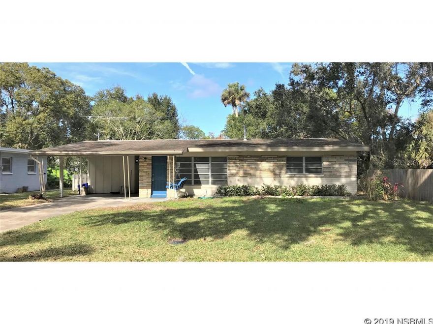 Solid 2 bed 2 bath in a quiet low traffic street. Close the beach and all NSB offers. Won't last. Apply now!