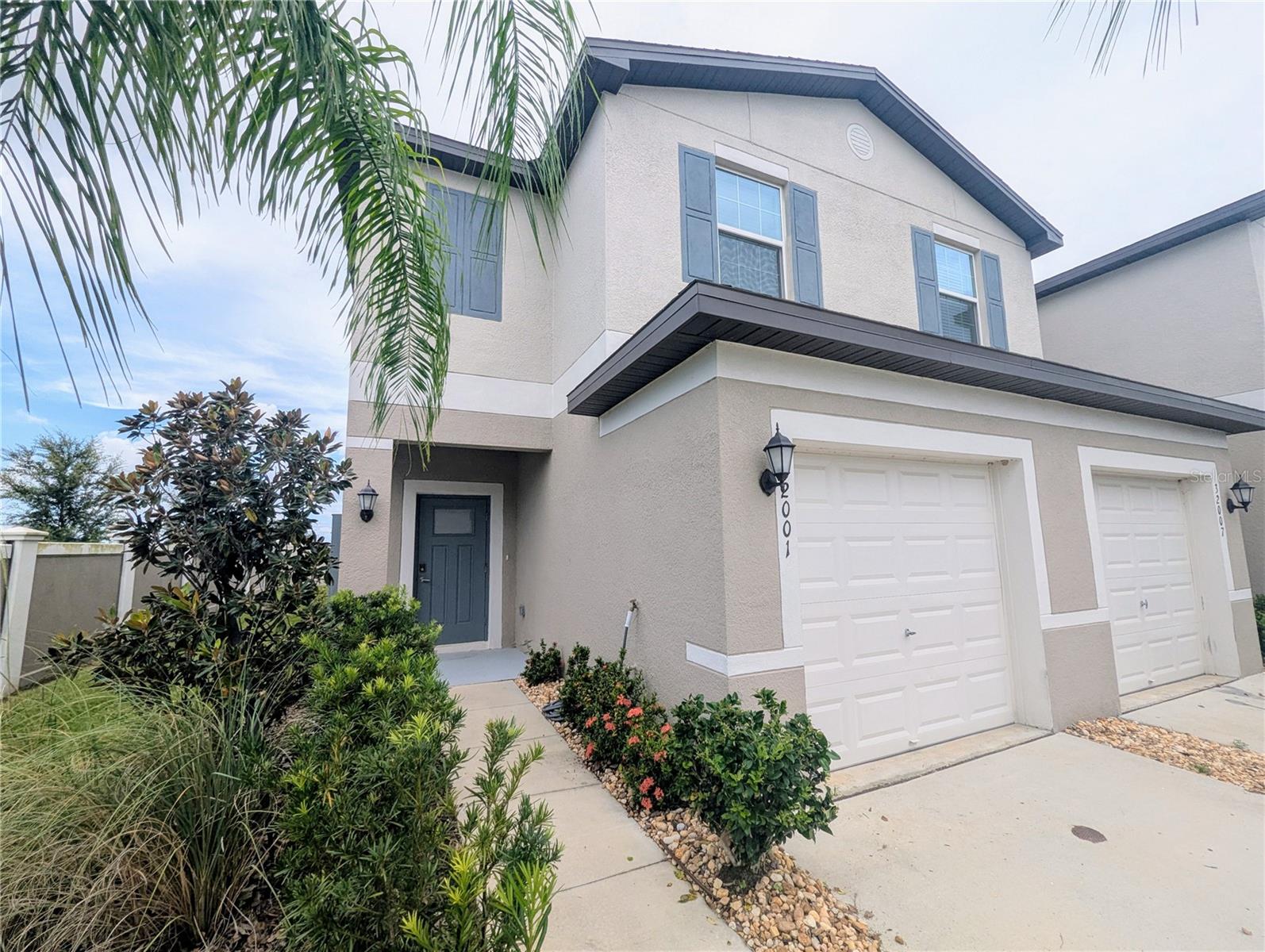 Built in 2023 and still showing like new, this 2 bedroom, 2.5 bath townhome with 1,541 sq. ft. is located in the master-planned community of Mirada, home to the nation’s largest man-made lagoon. The main level offers an open layout with tile flooring, a modern kitchen, and a living/dining area that opens to a private covered patio. Upstairs, a flexible loft separates two generously sized bedrooms, each with its own full bath and walk-in closet. Rent includes high-speed Spectrum ULTRAFI 2.0 cable and internet (500 Mbps with router), lawn care, and unlimited lagoon access for your entire household. The 15-acre lagoon is a true showstopper, featuring sandy beaches, swim-up bar, splash zones, slides, kayaking, paddleboarding, an inflatable obstacle course, live entertainment, and food trucks—creating a year-round vacation lifestyle just steps from your front door. The home also includes an upstairs laundry closet with washer and dryer, a one-car garage, and smart-home capability. Pets are welcome with restrictions. Conveniently positioned between San Antonio and Wesley Chapel, this home is close to I-75, shopping, dining, and schools. Experience Mirada living where every day feels like a getaway.