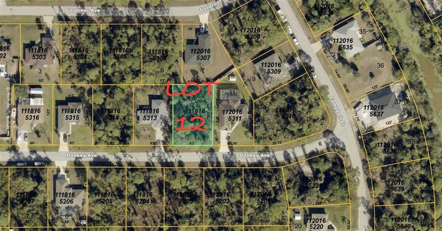 Build Your Florida Dream Home! This oversized residential lot presents an exceptional opportunity in the rapidly growing City of North Port. Nestled in a peaceful setting while remaining conveniently close to shopping, dining, schools, parks, airports, and major roadways, this property combines tranquility with accessibility. Enjoy quick access to I-75, nearby Gulf beaches, golf courses, and all that Southwest Florida has to offer. Located in an established neighborhood with newer homes nearby, this property is ideal for a primary residence, seasonal retreat, or investment build. No HOA, no flood zone, and no rental restrictions provide added flexibility and peace of mind. Don’t miss your chance to secure land in one of Florida’s fastest-growing communities.