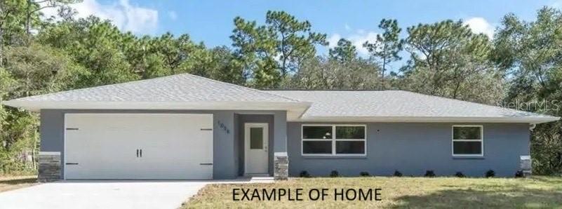 Under Construction. This beautifully designed 3-bedroom, 2-bathroom home offers a split floor plan and includes a 2-car garage, covered front porch, and back patio. The owner’s suite features a private bathroom with dual sinks and a walk-in closet. The two additional bedrooms are generously sized with large built-in closets. Laundry is located in the garage. No HOA. No CDD. No flood zone. Ideal for first-time homebuyers and may be eligible for zero-down payment financing (buyer to verify). The seller is offering concessions to be used toward an interest rate buydown or buyer closing costs with approved Lender. Located in the heart of Inverness, a charming town known for its historic downtown, the Valerie Theatre, the historic courthouse (where Elvis Presley filmed a movie), and the Inverness Depot which hosts farmers markets, festivals, and events throughout the year. Walker Street is an UNPAVED privately maintained road by the homeowners. Buyer and buyer’s agent to verify all information.