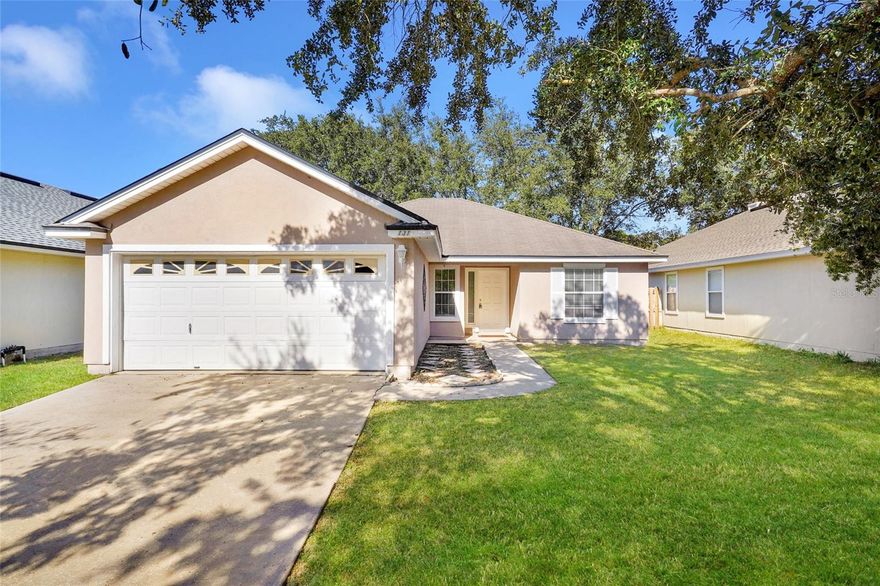 Don't miss this rare opportunity in The Meadows of the highly desirable World Golf Village community! Multiple opportunities await the next owner of this property, with a little extra work and TLC you can make this a perfect starter home, profitable rental, or use it as a second home while you spend time in beautiful St. Augustine. Inside you'll find 3 bedrooms, 2 bathrooms, a split floor plan, and newer stainless steel appliances. Both front and backyards have wonderful Oak trees to provide plenty of shade while enjoying the outdoors. The sidewalk-lined streets and accessible fishing ponds make The Meadows a great place to raise your family or relax the days away during retirement. Perfectly located near local schools, a short drive to area shopping, and 20 minutes to historic downtown or Vilano Beach. Schedule a showing today!