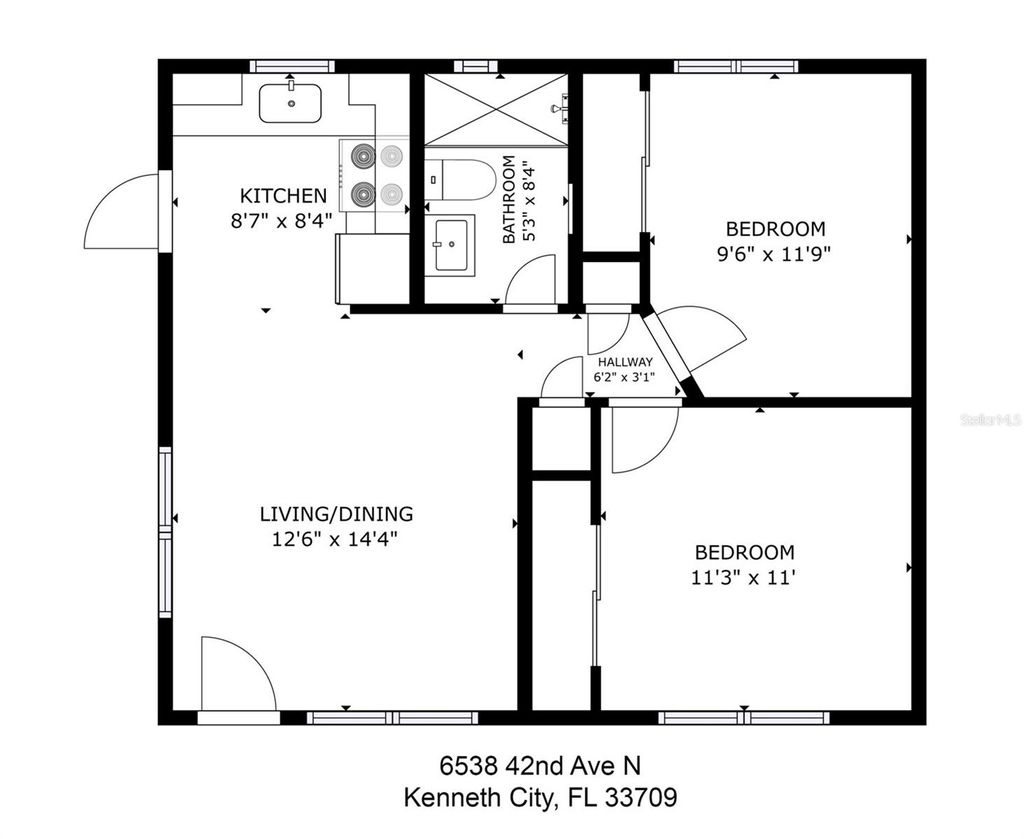Photo of 6538 42nd Avenue N #1, St Petersburg, FL 33709 (MLS # TB8501498)