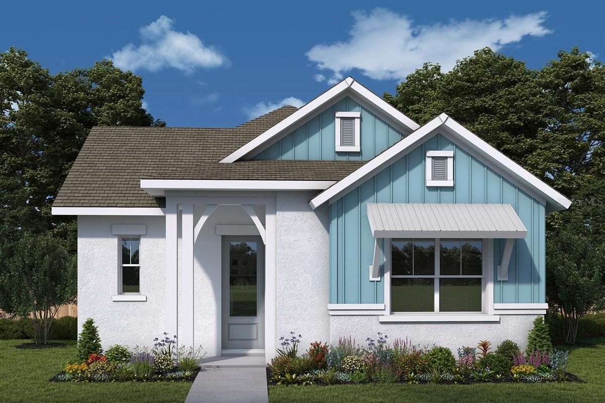 Under Construction. Full of charm and thoughtful design, this beautifully crafted Breaker floor plan by David Weekley Homes offers cozy, low maintenance living with 1,500 square feet of smart, stylish space. Perfectly sized for those who appreciate simplicity without sacrificing quality, this solid block home is designed for comfort, efficiency, and everyday elegance.
Step into the light-filled main living area, where large windows fill the space with natural light, enhancing the bright, open-concept layout. The designer kitchen is a standout, featuring a built-in microwave and oven wall unit, a gas cooktop with a sleek designer vent hood, quartz countertops throughout, and elegant finishes that combine beauty with functionality.
Enjoy effortless indoor-outdoor living with a serene lanai, perfect for quiet mornings or evening gatherings. The Owner’s Retreat offers a peaceful escape with a tray ceiling, a spacious walk-in closet, and a luxurious Owner’s Bath featuring the Super Shower upgrade—a larger, spa-like shower designed for daily comfort and style. Two additional bedrooms provide comfort and flexibility for guests, a home office, or creative use.
This home also features a rear-loading 2-car garage, offering added curb appeal in the front and private, convenient access in the back.
Situated on the mews in the heart of the community, this home offers a friendly, walkable setting with two rows of homes facing each other and a shared sidewalk that leads directly to the amenity center—just a short walk away. It's the perfect setup for enjoying a true sense of community and connection with neighbors.
At Emerald Landing, you’ll enjoy a vibrant, resort-style lifestyle with all landscaping and lawn care included in the HOA. Community amenities include pickleball courts, a dog park, a welcoming clubhouse, and a dock with water taxi service to Waterside Place, where shops, restaurants, and lakeside entertainment await.
Built with peace of mind in mind, this home includes high-impact hurricane glass windows, solid block construction, and is not located in a flood zone, meaning no flood insurance is required. Even during last year’s strongest hurricane season, Emerald Landing remained completely flood-free.
Experience the charm of efficient living, sunlit spaces, and modern comfort—with upscale features like quartz countertops— in this brand-new home Emerald Landing at Waterside Place- Lakewood Ranch.