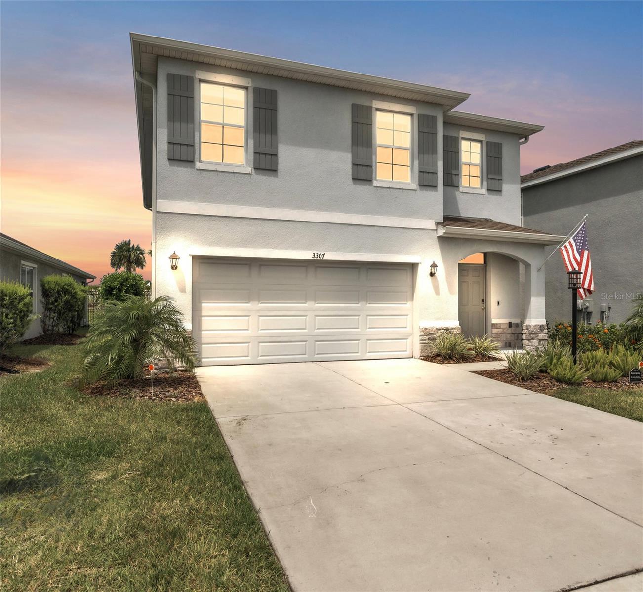 Star Farms Standout: the custom MOVE-IN READY home you’ve been looking for - without the $1mil price tag. General Contractor owned. This 2 story, all-concrete block home has been fully customized with over $80,000 in upgrades. Just minutes from AND zoned for the brand new Lake Manatee K-8. The open-concept 1st floor with bedroom + bath, provides a perfect flow between the upgraded kitchen, dining + living area with custom entertainment built-in with stone & shelving. Outdoors you’ll find a fenced backyard, lanai with an extended roofline, a 2-car garage with its own A/C & insulated garage doors, whole-home water filtration system. Inside, you are welcomed with LVP flooring throughout 2nd floor (except on the stairs), upgraded plumbing and lighting & custom closets in all bedrooms. Every detail has been carefully curated to create a home that feels both custom and move-in ready. Beyond your doorstep, enjoy the resort-style amenities of Star Farms: multiple pools, scenic sidewalks, a coffee shop, restaurant, coffee shop & more — all designed to enrich your lifestyle.
Don’t miss the chance to own a home that combines luxury, community, and value in one.