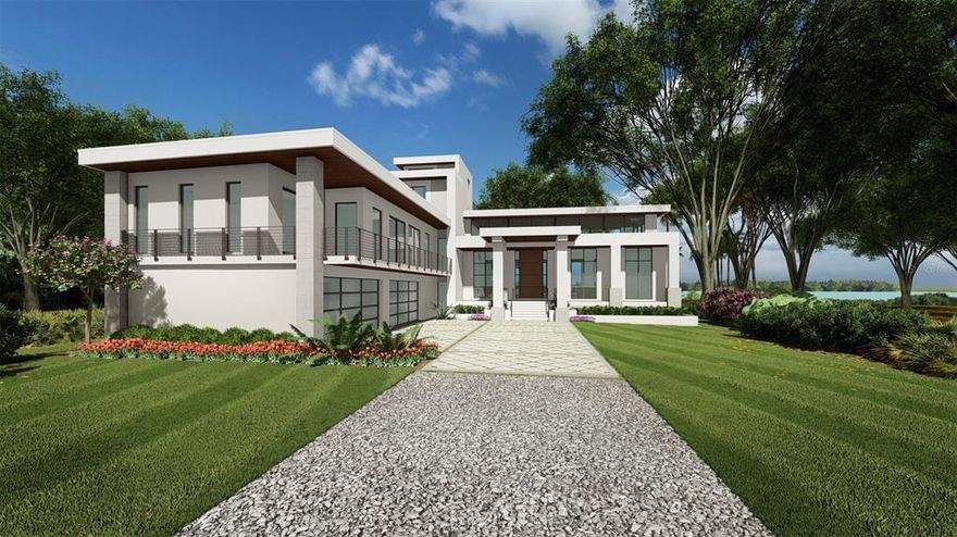 Under Construction. Construction has begun... Mark Sultana designed waterfront home on 1.5 acres. Over 6400 square feet with 100 ft on Sarasota Bay. 4/5 bedrooms, 5 bathrooms, 2 half baths, gourmet kitchen, 4 car garage, elevator, salt water pool and spa. Numerous luxury amenities come with this Voigt Brothers construction home. Generous allowance package enables you to pick you favorite finishes throughout