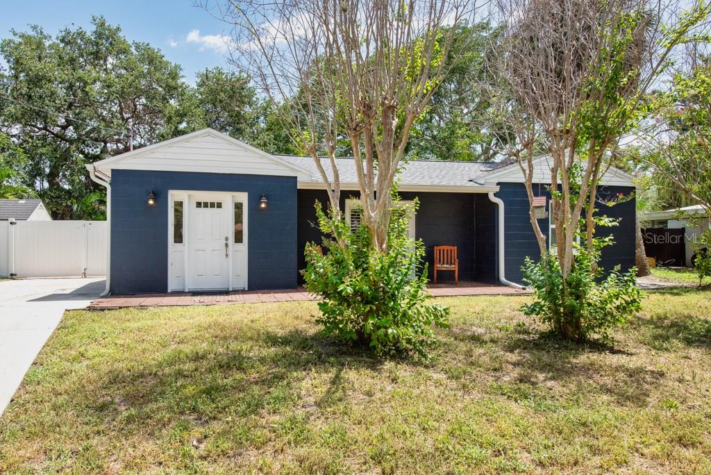 Step into modern comfort with this beautifully renovated 3-bedroom, 2-bathroom home tucked away on a quiet cul-de-sac just minutes from MacDill Air Force Base. Featuring a light and airy open-concept layout, this home offers stylish upgrades and thoughtful touches throughout. Enjoy low-maintenance and seamless tile flooring throughout and a spacious kitchen outfitted with brand-new stainless steel appliances, quartz countertops, custom cabinetry, and ample prep space—perfect for cooking and entertaining. The split-bedroom floor plan ensures privacy, with the owner’s suite offering a brand-new ensuite bathroom and a generous walk-in closet. Major system upgrades give you peace of mind, including a new roof (2020), updated A/C handler and HVAC (2021), new gutters (2021), and a brand-new water heater (2025). Outside, the large private backyard is fully fenced and features a storage shed and a 30 AMP breaker—ideal for RV or camper hookup. Whether you're hosting a weekend BBQ or simply relaxing under the stars, this outdoor space has all the room you need. Don’t miss this turnkey opportunity in a well-established neighborhood close to shops, dining, parks, and commuter routes. Homes with this level of quality and care don’t come along often—schedule your showing today!