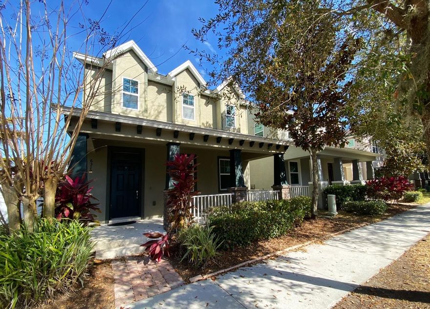 Windermere Landings, Highly desirable community, only five minutes from downtown Windermere, and great school district. Beautiful two story home, Three bedroom Two and half bath with upstairs loft space for a home office.  The Kitchen has overlooking the great family room and dining room.wood cabinets, granite countertops, an island, and counter height bar seating. A/C unit was replaced in 2019 with an inverter that helps save on energy and utility expenses. The community has a pool, playground, dog park and a huge land area.