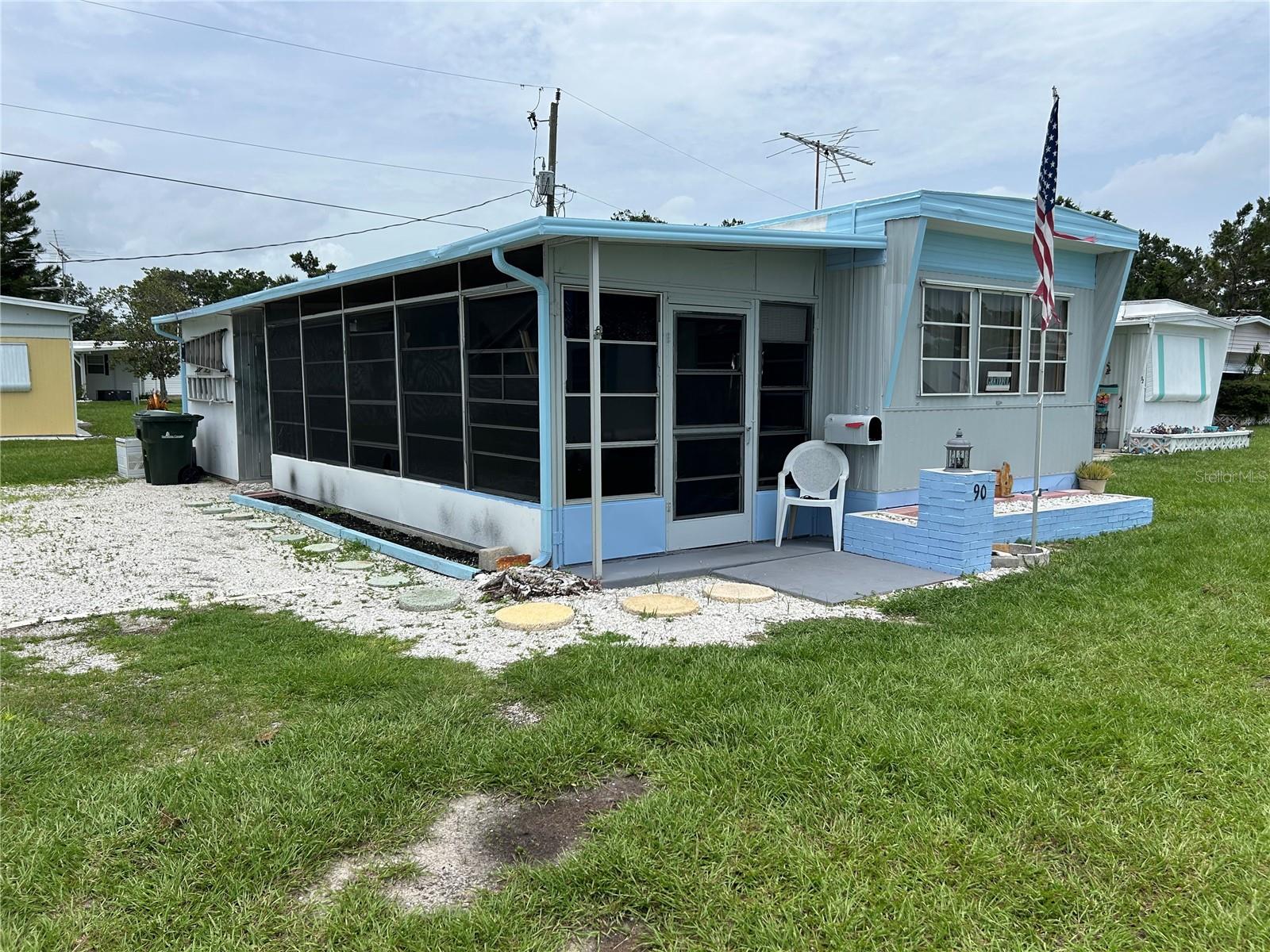This 1-bedroom, 1-bathroom mobile home is located in the Brook to Bay community. Enjoy access to the community's heated pool, as well as the laundry center and clubhouse, which hosts activities throughout the year. This home is located in a fantastic area, close to many attractions. Englewood Beach, Manasota Key, Venice Beach, and the highly rated Siesta Key Beach, known for its powdery white sand, are all just a short drive away. Additionally, you can enjoy spring training for the Braves, Rays, Orioles, and Pirates, all within 45 minutes. For fishing enthusiasts, there are excellent opportunities nearby, with world-class tarpon fishing available at local beaches. You can also fish from Sharkey's Pier and the jetties in Venice and Nokomis. The area boasts numerous farmers' markets in Englewood, Wellen Park, Venice, and Sarasota, meaning you could visit a different one nearly every day. Monthly festivals, including art festivals, food festivals, and the Shark Tooth Festival, provide plenty of entertainment, while parades are held for many occasions. This truly embodies small-town living at its best. In addition to these attractions, there are many parks offering facilities for tennis, pickleball, soccer, and baseball, allowing you to stay active and engaged. There are five major airports located within 1 hour and 15 minutes of this property, providing a wide range of flight options to various destinations. Cultural opportunities abound in the area, with the Venice Theater, downtown Wellen Park concerts, and the Sarasota Opera. The Ringling Art Museum and Circus Museum offer further artistic experiences, along with various theaters that host wonderful plays and programs. There's always a concert happening in Centennial Park in downtown Venice. You have the freedom to choose between a relaxed lifestyle, or an active calendar filled with events. This is a fantastic place to enjoy the Florida way of life!