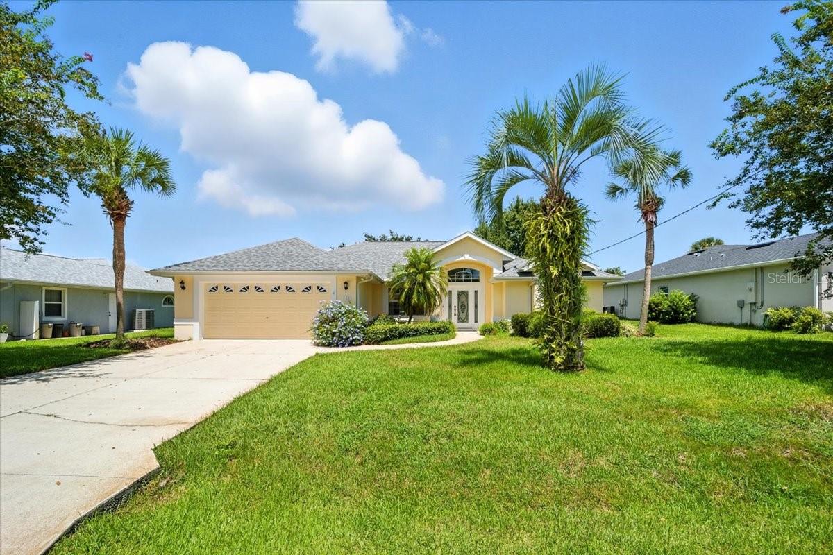 Highly Sought-After Palm Harbor Pool Home – No HOA
Welcome to this beautifully maintained Howell-built concrete block pool home offering over 1,900 sq. ft. of living space in one of Palm Coast’s most desirable neighborhoods. Just 10 minutes from the beach and moments from scenic bike paths, European Village, and local dining, this home delivers the ultimate Florida lifestyle.
This 3-bedroom, 2-bath split floor plan is filled with architectural details—tray ceilings, niches, plant shelves, and no carpet throughout. The spacious primary suite includes a sitting area, oversized walk-in closet, and a spa-like bath with dual sinks and underlighting, a relaxing garden tub, and a walk-in shower. Sliding glass doors from the primary suite, living room, and kitchen create a seamless indoor-outdoor flow and a true courtyard feel around the pool.
The laundry room offers extra cabinets and a utility sink, and the freshly painted garage is move-in ready with plenty of storage.
Step outside to enjoy your sparkling screened-in pool, oversized covered patio, and fenced backyard—perfect for year-round Florida living.
Roof 2018. No HOA. Move-in ready.
Hurry—homes like this in Palm Harbor do not last long.