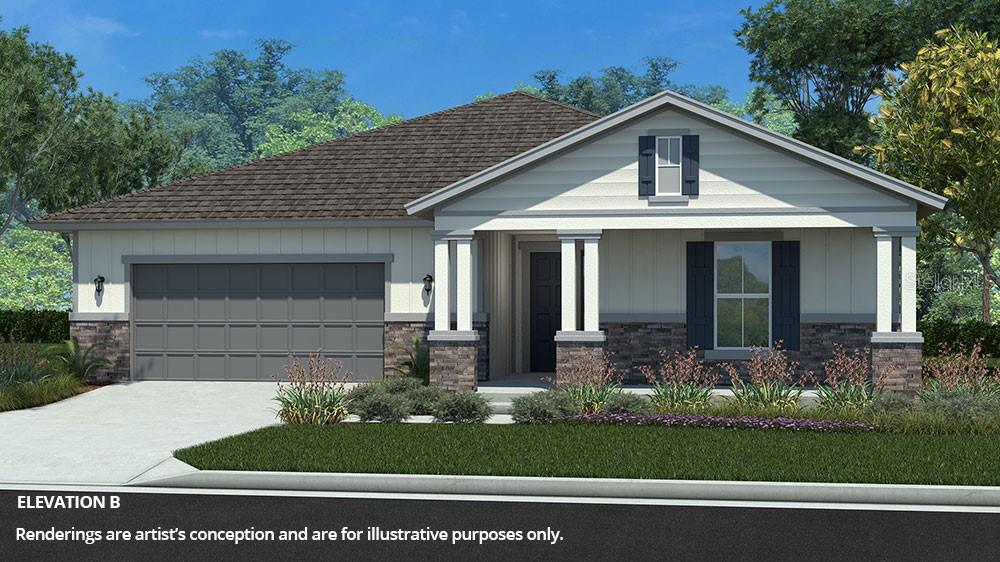The Larkspur offers everything your family needs. With four bedrooms and three baths, there is more than enough space for your active family. Turn your flex room into your hobby or computer room, and use your nest as your buffet or party-prep room. Make use of two sinks and two walk-in closets in the master suite for his and hers. Enjoy dinner in the dining room or on the go at the kitchen island.