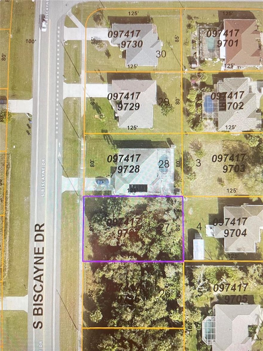 PRICE TO SELL! PUBLIC WATER AND PUBLIC SEWER CONNECTED! This Residential Lot sits in a quiet neighborhood located in the young and growing North Port, one of the most popular locations to live. NOT IN A FLOOD ZONE. There are no deed restrictions or HOA fees. Excellent location, peaceful neighborhood, minutes from I-75 & Tamiami Trail! Convenient to Florida’s best beaches, golfing, public boat ramps, marinas, shopping, physicians, water park, Atlanta Braves Spring Training Stadium, Historic Riverfront Downtown Punta Gorda & Fishermen’s Village, and a short drive to Sanibel, Venice, Fort Myers, and Boca Grande, etc. All information deemed reliable but not guaranteed; buyer to confirm all.