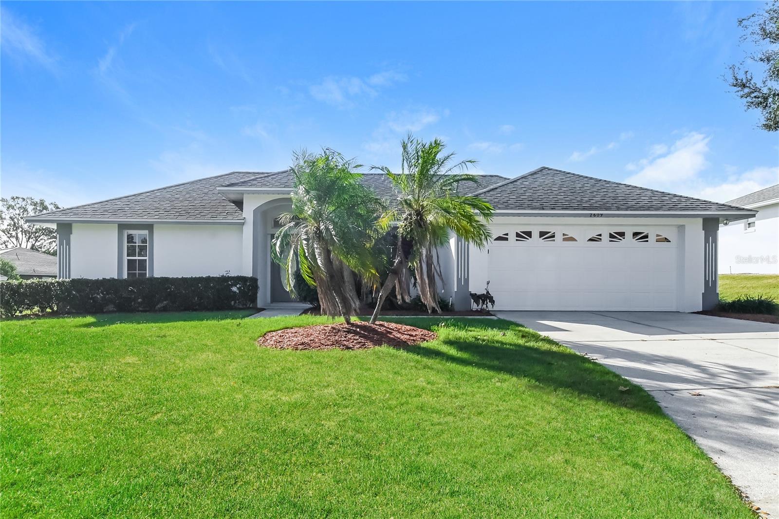 Spacious 3-bedroom, 2-bath pool home located in a quiet South Lakeland neighborhood. Features include separate family, living, and dining rooms, walk-in closets in all bedrooms, a kitchen pantry, and an inside laundry room. Hall bathroom offers direct access to the pool area.