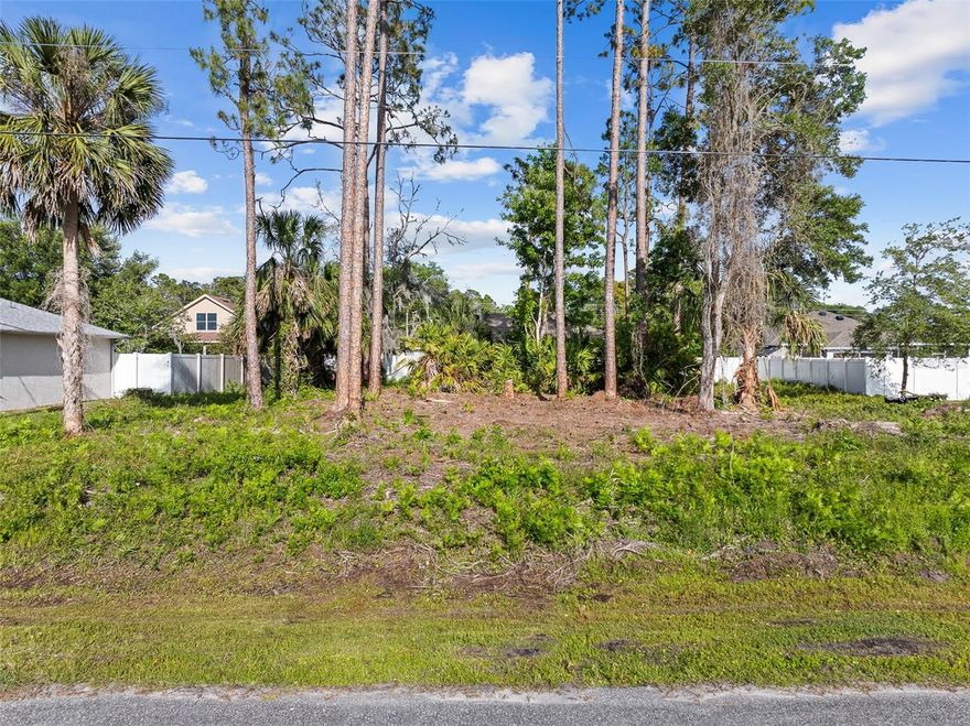 EXCEPTIONAL OPPORTUNITY to own a spacious homesite in the rapidly growing Quail Hollow neighborhood of Palm Coast. This PRIME lot is located on a quiet, established cul-de-sac street, providing a peaceful and private setting for your future home. One of the standout features of this property is that there is NO HOA, offering you maximum flexibility and freedom with your build and property use.
The location offers a fantastic blend of TRANQUILITY AND CONVENIENCE, with easy access to US-1 and I-95, making commutes to St. Augustine or Daytona Beach a breeze. You are just a short drive from local shopping, dining, and the pristine Flagler County beaches. The site is ready for you to bring your vision to life. This property is already MOSTLY-CLEARED and represents an OUTSTANDING VALUE for anyone looking to build in an area known for its larger lots and scenic, natural surroundings!