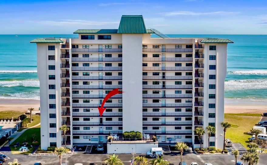 Find your “HAPPY PLACE” in New Smyrna Beach within the gates of Southwind #304. FURNISHED 2 Bedroom / 2 Bath OCEANFRONT residence with SPECTACULAR SUNRISE views from your private balcony. Recently replaced sliding glass doors and windows. Unit includes full size washer & dryer. Southwind features a Penthouse Owner’s Lounge with rooftop deck, kitchen, billiard table, ping-pong table, card/gaming tables, television & fireplace. Exterior amenities include a seasonally heated pool with direct access to the TRAFFIC FREE BEACH; shuffleboard, tennis, pickleball, half basketball court, grilling area, vehicle cleaning spot and kayak/paddle board storage. ;LocationDescription: Condo ;Water: City