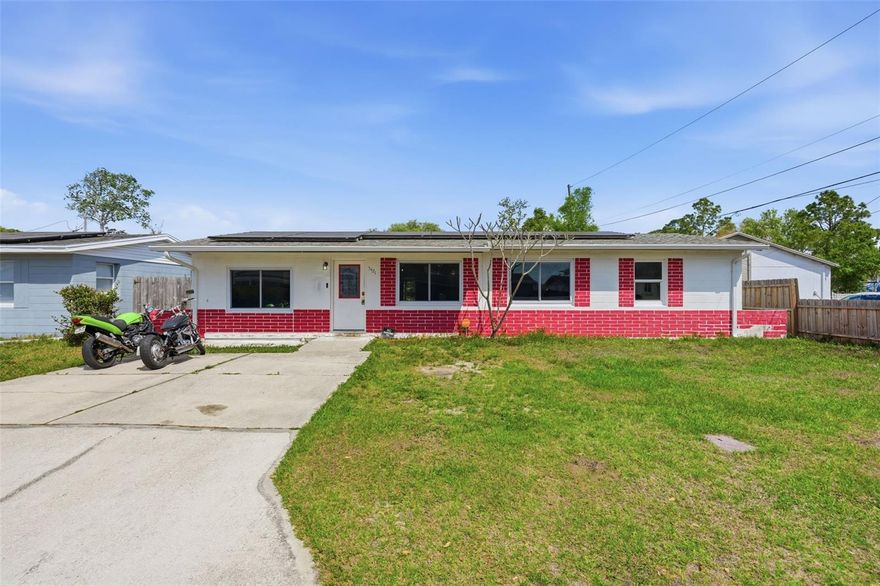 ***Located on a Dead End Street*** Roof (2017) Solar Panels (2024 assumable lease)) HVAC (2021) Water Heater (2024) Windows (2022) Gutters (2022) Pool (2024). Welcome to this delightful 4 bedroom, 2 bathroom home, located in a peaceful neighborhood at the end of a dead end street. This home has an updated kitchen with butcher block counter tops and new cabinets. In the spacious back yard you find a above ground pool and an outdoor shed—perfect for storage. The fenced backyard is ideal for pets and little ones, offering a private space to enjoy. LOTS of updates on this property! Gutters (2022) Pool (2024). Perfectly located minutes to Broderick Recreation Center, Lurie Park, Dog Park, Parkside & Tyrone Mall, Seminole Lake Park, Fantastic Restaurants, Shopping, Hospitals and Schools! Perfect as a Primary Home or Great Investment.