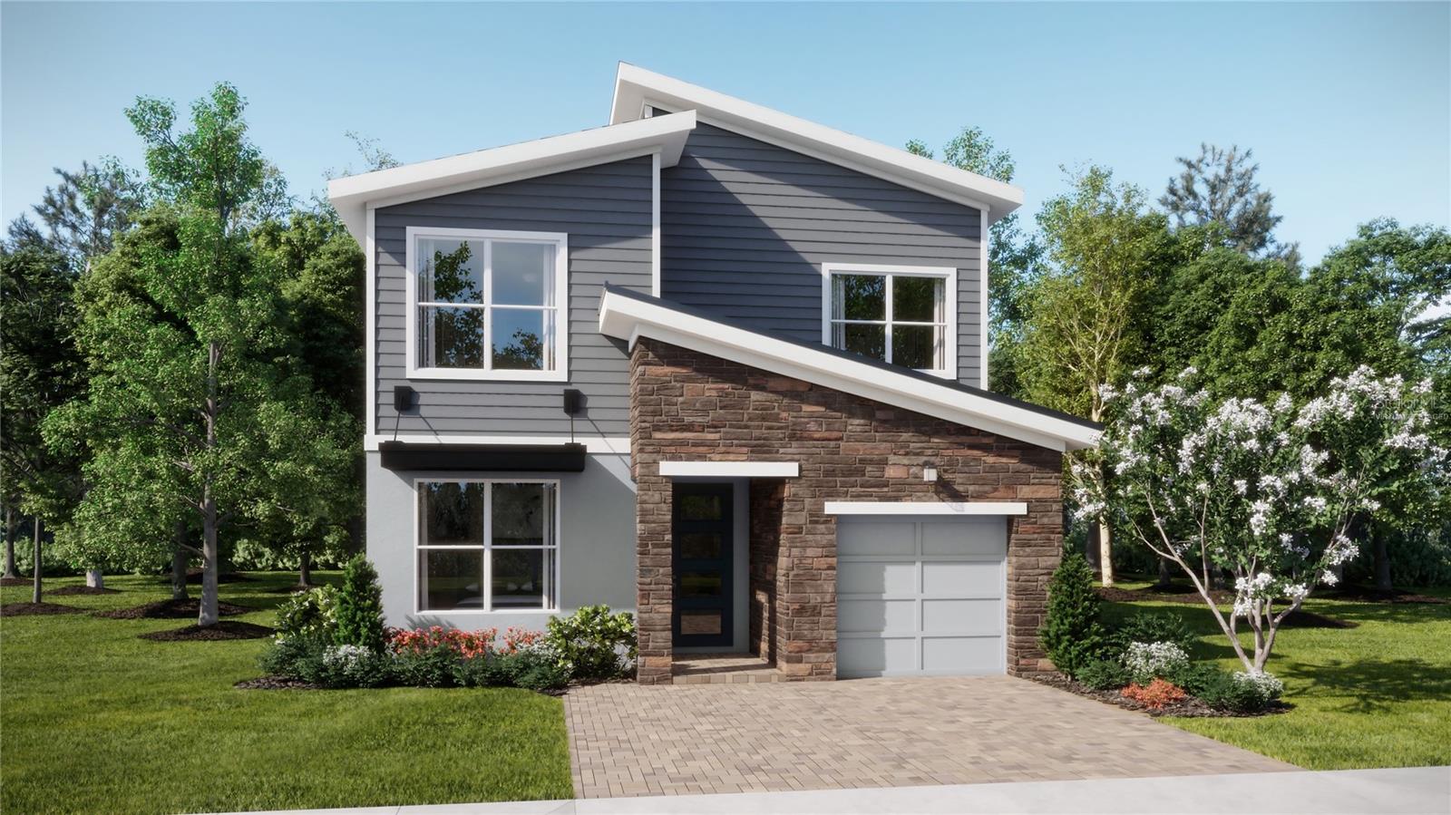 Under Construction. Come home to your very own personal paradise. The magnificent Alexander Palm is a two-story home that features five bedrooms, five bathrooms and a large combination dining and family room that overlooks the covered patio. There are two stunning owner suites, a fully-equipped kitchen, a one-car garage, and an upstairs loft. Affordability and value you have come to expect from Lennar. We have a limited release of NEW homes that sit on well-maintained sites, perfect for relaxing with friends and loved ones. With “Everything’s Included”, luxury and value go hand in hand. New highly energy efficient homes feature beautiful cabinetry, quartz countertops in both kitchen and bathrooms. Have the good life at Reunion Village! This stunning new community provides villa style homes, with high end finishes and resort style amenities. Amenities included: Swimming Pool, Splash Area, Tennis Court, Basketball Court, Volleyball Court, Fitness Center, Manned Security Gate, Sports Field. All of these amenities are INCLUDED in HOA. Close to major roadways and I-4, theme parks, and Orlando Health. Simply relax by the pool, watch your family have the time of their life.