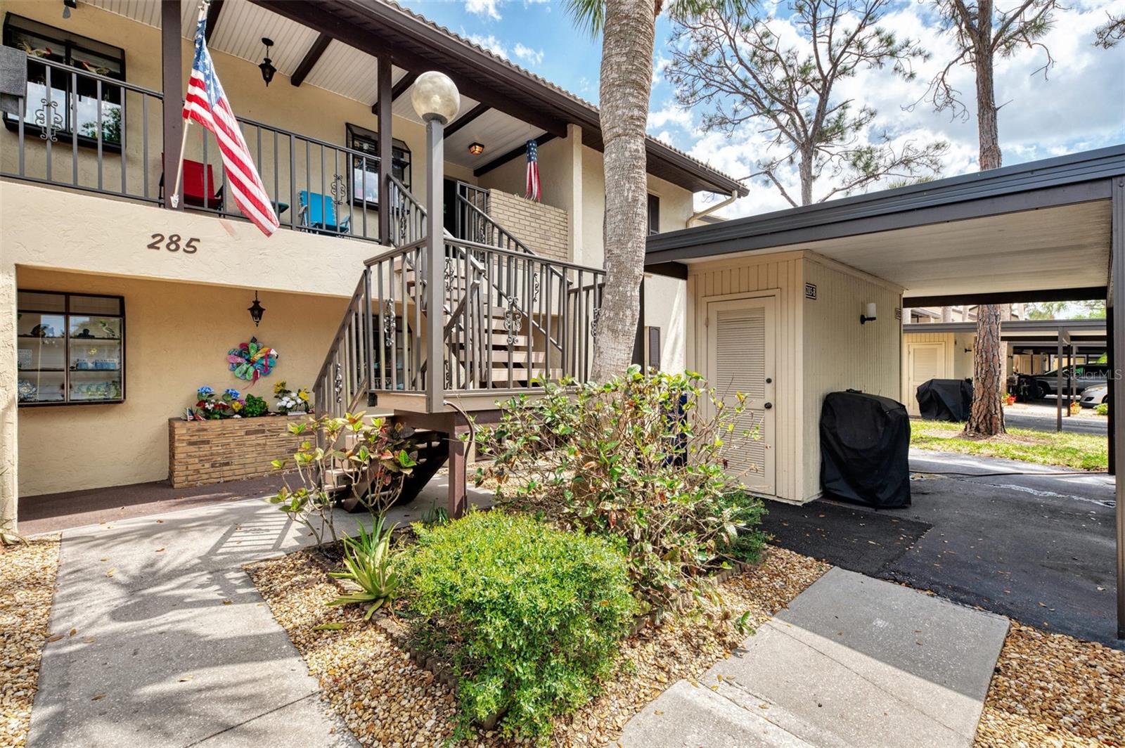 Check out this Remodeled Condo on second floor, just minutes from Venice Beaches and downtown Venice, FL! This 2 bedroom, 2 bathroom, offers A/C that is 2 years with a transferrable warranty! All APPLIANCES are 3 years, Hot WATER Tank is 5 years, Condo has IMPACT Windows and HURRICANE Shutter off back lanai! Condo has been REPLUMBED in KITCHEN and BATHS, and with ELECTRICAL updates to include ELECTRICAL panel box!
Put this CONDO that is Maintenace free, from exterior wall out! To Include Pest Control, Water, Sewer, Trash, Cable, and Community Heated pool for the winter and pool chiller for the summer! On your list to see! Condo in Great Location! and is in Prestine Condition! Make this home yours today! Mrs. Clean lived here, no smoking, no pets. It truly is MOVE IN READY! Did I mention two car tandem carport that offers storage! One of the Best features that the seller loves about this home is that it offers WASHER AND DRYER that they can throw in beach towels, pool towels anytime time they want! Is this your dream? Look forward to your call!