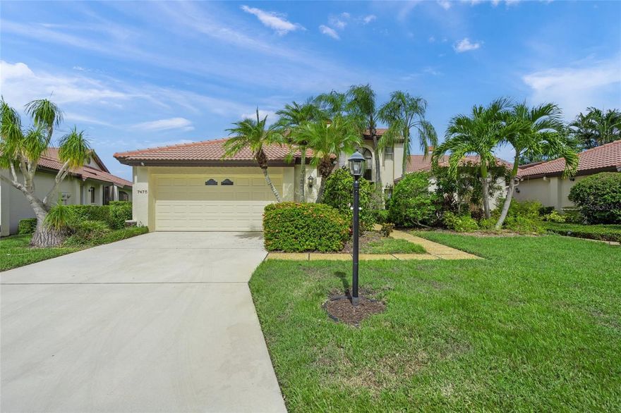 Discover this inviting 3-bedroom, 2.5-bath townhome in the highly sought-after Hammocks IV, an active 55+ gated community known for its scenic lakes and lush landscaping.
This home offers both comfort and functionality with formal living and dining rooms, ideal for entertaining or relaxing. The kitchen features a breakfast bar, cozy café nook with atrium windows, and durable tile flooring. You’ll also appreciate the inside utility room and attached 2-car garage for added convenience.
The primary suite opens to the Florida room and showcases a large walk-in closet, dual sinks, and a separate area with a shower and toilet. Upstairs, guests can enjoy two spacious bedrooms and their own private full bath.
Enjoy serene lake views from the primary bedroom, living room, and screened lanai. The large Florida room with vaulted ceilings and tile flooring is perfect for your morning coffee as you watch the water. The roof (2008) is covered by the association.
Hammocks IV offers a vibrant lifestyle with private roads, mature landscaping, and access to a nearby golf course. Conveniently located near Sarasota’s top shopping, dining, and cultural attractions, this townhome is priced to sell and ready for you to make it your dream home.
Don’t miss this opportunity to live in one of Sarasota’s most desirable communities! Zoned AC (2013) & (2014), WH (2017)