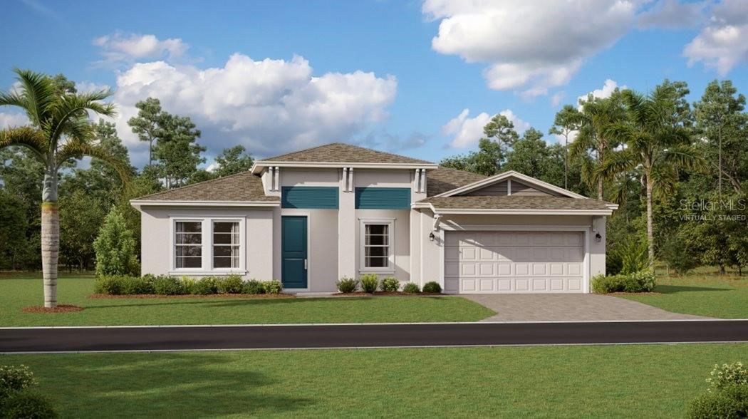 Under Construction. The Inverness II is an expansive single-story design that exudes luxury and features two extra rooms for versatile needs. An open-concept kitchen merges effortlessly into an intimate dining room and a spacious family room ideal for entertaining, with glass-sliders extending to the lanai for outdoor living. There is a total of four bedrooms, including the luxurious owner’s suite with a spa-style bathroom. With “Everything’s Included”, luxury and value go hand in hand. Enjoy connectivity, green building features, plus new energy conscious appliances. Welcome to Wellness Ridge the community that was designed to provide a Healthy & Active Lifestyle!! Community Features include: Sports Courts, Clubhouse, Fitness Center, Conservation Areas, Playground, Resort Style Swimming Pool and Multi-Use Trails. This beautiful home is very close to Lake Louisa State Park. Clermont is one of the fastest-growing cities in Central Florida. Strategically located close to Orlando and theme parks, it is known for its picturesque hills and pristine lakes. Schedule your appointment today!