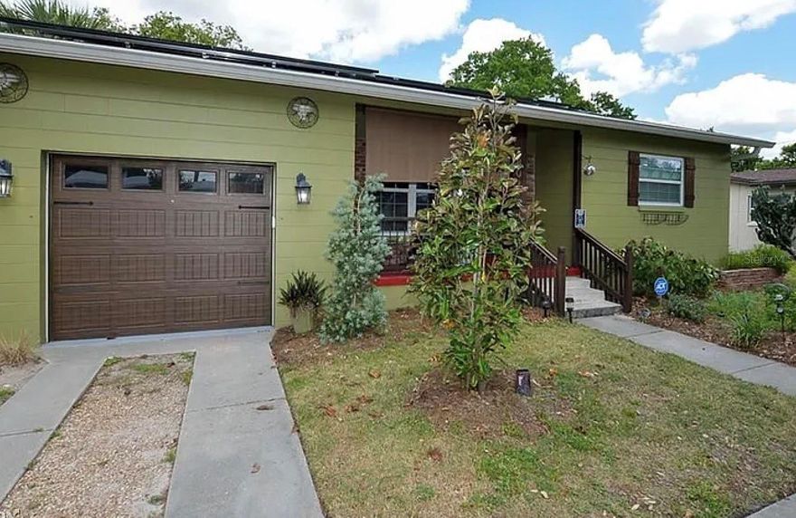 Move in ready! Updated home with 2 bedrooms, 1 bath. This home was made for you!  Lots of bright and natural sunlight awaits you! Enjoy an easy flow from the kitchen/living room to the oversized deck with built in seating that steps down to the backyard with a private Gazebo and storage Shed. The upgraded Kitchen includes travertine floors, granite counter tops, expresso cabinets, glass backsplash, and high end stainless steel appliances. Also a work/planning station just for you!  Breeze through the kitchen to the eat-in area that is surrounded with windows with beautiful views of mature fruit trees and fenced in back yard. Hardwood floors throughout entire home. The bathroom is updated including a tile floor! Access your attached garage from the kitchen eat-in area. The garage can be converted to additional living space, a bedroom, bathroom, entertainment or work space, anything is possible! Fruit trees and established landscaping.
Considered a Great location! Only 10 minutes to Edgewater Dr, Park Ave and Winter Park shopping with restaurants only a few minutes away. Easy access to I-4 and 417. Call today to schedule a showing, you will not be disappointed!