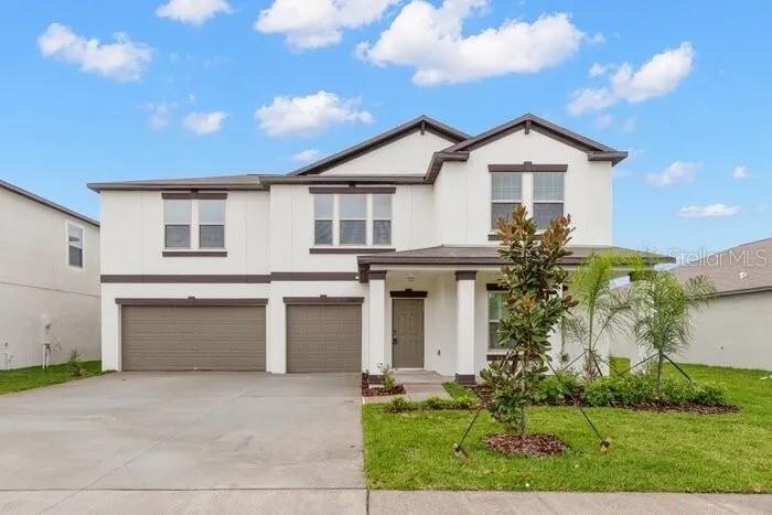 Skip the builder fees and upgrade markups. This home is move-in ready with over 3,255 square feet of space! Welcome to this huge 5-bedroom, 3.5-bath home that offers all the upgrades without the wait or premium price of new construction. Minutes from U.S. 301 and I-75. This home offers a flowing layout perfect for everyday living and entertaining. First-floor includes the owner's suite that offers privacy and convenience, while upstairs bedrooms provide flexible space for family, guests, or a home office. The 3-car garage adds extra space for vehicles, storage, or hobbies, and residents also enjoy access to the community pool. Don't miss your chance, schedule your showing today and see everything this home has to offer.