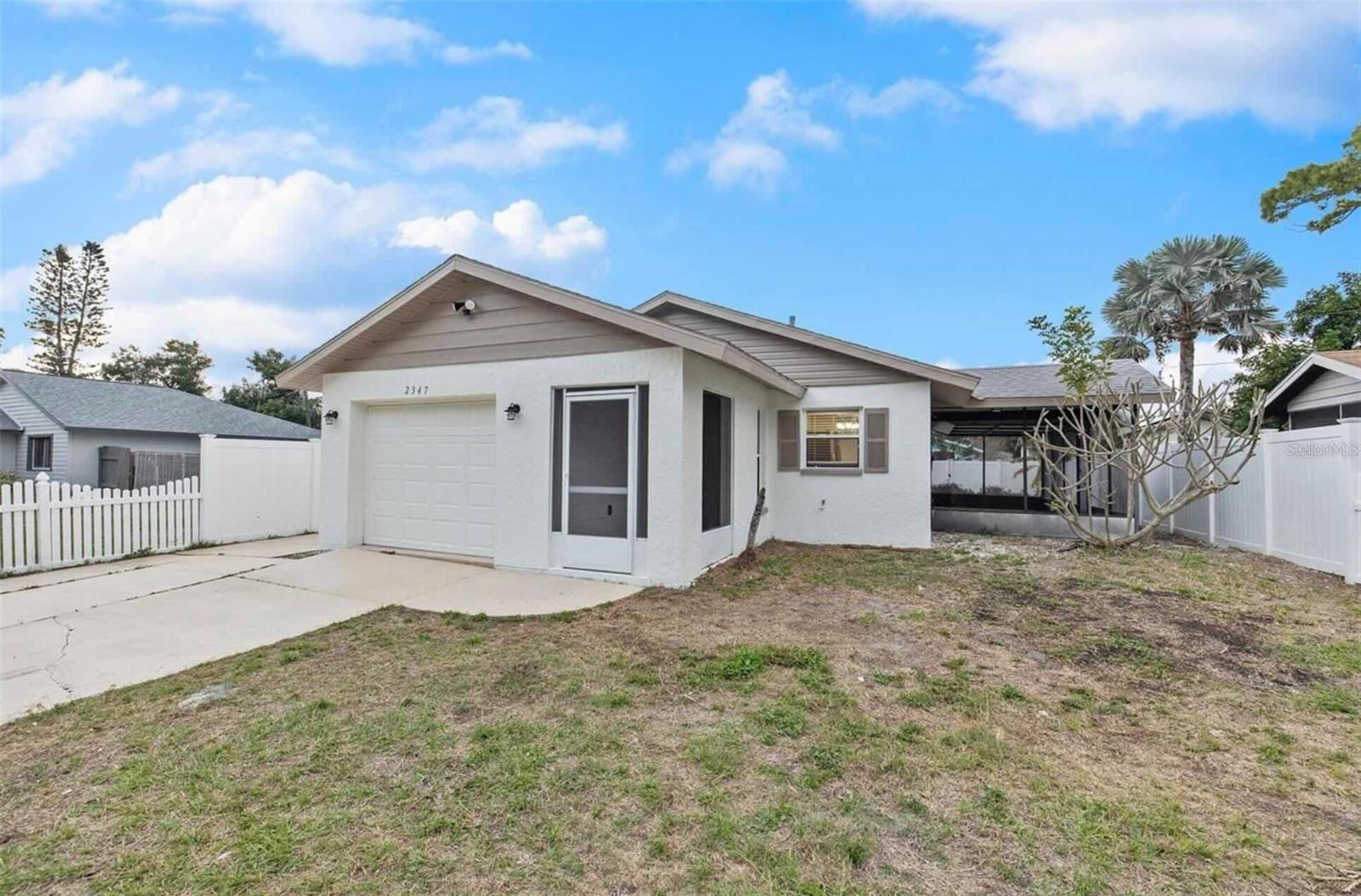 Fully Remodeled 2-Bedroom Home with Garage in Sunny Sarasota!
This beautifully updated 2-bedroom, 1-bathroom home with a 1-car garage is move-in ready and full of charm. Recent renovations include fresh interior and exterior paint, all-new wood cabinetry in the kitchen and bathroom, quartz countertops, and a stylish tile backsplash. The kitchen is equipped with a full stainless steel Energy Star appliance suite, including a dishwasher.
Other upgrades include new ceiling fans, light fixtures, mirrors, interior and exterior doors, smoke detectors, and updated hardware and finishes throughout the home. The bathroom has also been fully refreshed, including a new toilet. Step outside to enjoy a large screened-in patio that overlooks a private, fenced backyard perfect for relaxing or entertaining.
Located in a quiet neighborhood with easy access to US-41, marinas, shopping, restaurants, and golf courses, this home offers both comfort and convenience.
Schedule your showing today!