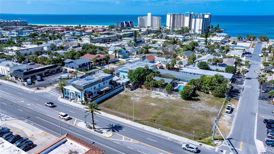 ** Rare Development Opportunity – St. Pete Beach**
This property represents a truly rare offering on Gulf Blvd, where it is almost impossible to find parcels of this size—approximately 0.56 acres—along this highly sought-after location.  Property currently has an abandoned 10 unit apartment building on a portion of the land, which if renovated would be "grandfathered in" at the 10 units or tear down and develop with the rest of the land.
This property offers a unique and highly valuable advantage rarely found on St. Pete Beach—providing developers with a distinct path to maximize returns, which is difficult to replicate in this market.

The property is located within a designated redevelopment Corridor along Gulf Blvd, one of the few streets in St. Pete Beach that permits increased residential density when combined with ground-floor commercial use.
Unlike most properties limited to 12 units per acre, this zoning allows for a higher-density mixed-use project, creating the opportunity for:
• More residential units 
• Ground-floor retail income 
• Stronger overall project returns 

Why This Property Stands Out:
• Residential with mixed-use development 
• Ability to increase density beyond typical zoning limits 
• Opportunity to create multiple income streams 

You’re not just buying land, you’re acquiring the opportunity for additional density, flexibility, and income potential in a supply-constrained coastal market.