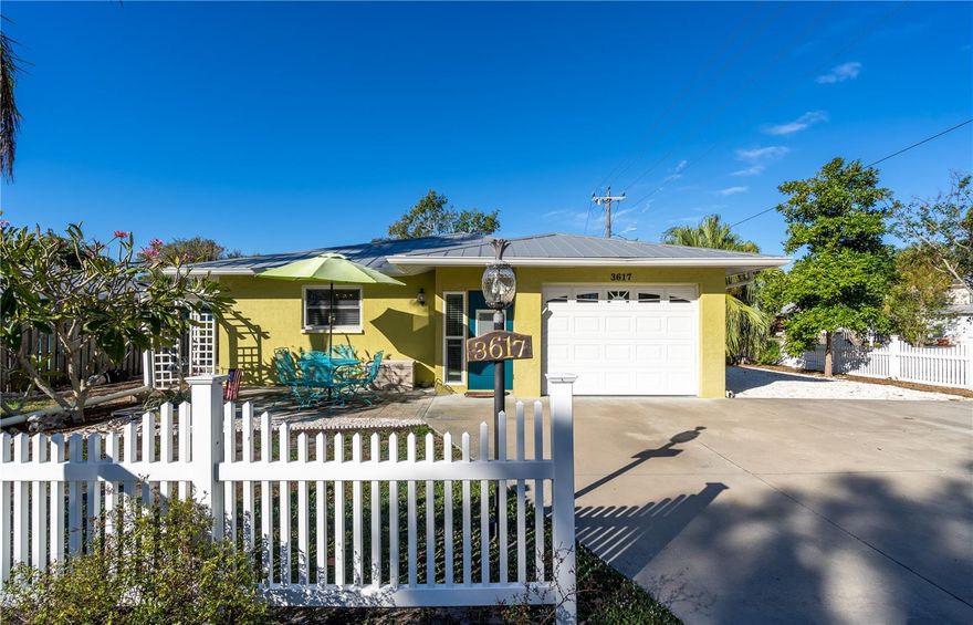 WEST OF THE TRAIL. OLD FLORIDA CHARM. AVAILABLE FOR SEASON 2026!! Turnkey furnished as is. Available now! 6 month minimum (taxes and short term utility fee may apply based on term) and up to a 12 month lease. This home is a 3 bed/3 bath with a back family/sunroom. 1 car garage. Most of the yard is fenced. Immaculate home in a prime area. King in primary.  Queen bed in guest room and twin trundle bed in 3rd room.  Minutes from the airport, downtown Sarasota, and area beaches. Tenant pays electric. All other utilities are included plus high speed internet. All PMI Sarasota tenants are enrolled in the Resident Benefits Package (RBP) which includes HVAC air filter delivery (for applicable properties), utility concierge service making utility connection a breeze during your move-in, our best-in-class resident rewards program, credit reporting, resident liability insurance (optional), and much more! More details upon application. Application Fee $65.00 for each adult Enjoy living in the Bayfront area and be a part of the best of the area. This is a non smoking property. Pets will be considered with pet fees.