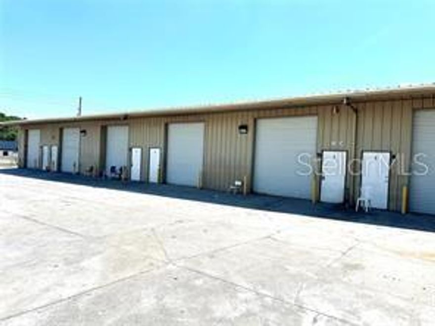 Welcome to your next industrial space!  This spacious warehouse, conveniently located at the bustling intersection of Orange Blossom Trail and 22nd St, offers an array of options to suit your business needs.
Location: Nestled on the corner of Orange Blossom Trail and 22nd St, this property enjoys high visibility and accessibility, making it ideal for various industrial ventures. Space Available: Ranging from 1100 to 2200 square feet, each unit comes with its own restroom, ensuring convenience for your workforce. Suite 5 even boasts a small office within the warehouse, perfect for administrative tasks. Amenities: Large warehouse bay doors for easy loading and unloading of goods. Very high ceilings providing ample vertical storage space. Each unit equipped with its own restroom for added convenience. Property is completely fenced, ensuring security for your operations. Lease Details: Rent: $1700 per month plus CAM, utilities and sales tax for standard units. Special offer: Enjoy one month free rent with a 3-year lease, or two months free rent with a 5-year lease.  Parking: Each
1100 square feet unit includes two parking spaces, ensuring easy access for employees and visitors alike. Don't miss out on this prime industrial opportunity! Contact us today to schedule a viewing and secure your space in this thriving industrial hub.