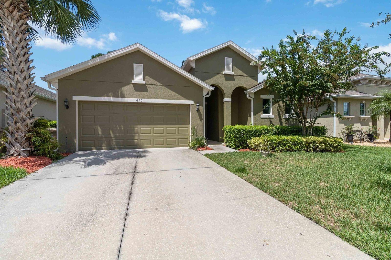 This Beautiful 4 bedroom 2 bathroom house is located in Legacy Park in Kissimmee. This gated community entrance welcomes you with large beautiful oak trees and lakes. Once you arrive at the property you will be welcome by a 2 car garage and drive way. The property has recently undergone some renovations including, exterior and interior paint and new LVP flooring in all bedrooms. NO Carpet. NO Rear neighbors. The property shows an open concept with a spacious kitchen, island and granite counters. The kitchen has a walk in pantry with ample space for lots of storage followed by the dining area. Conveniently located near exit 244 of Turnpike, hospitals and shopping centers. close to Medical City, Neo City. 30 minutes from Downtown Orlando and Disney, Universal Studios and Sea World. 45 minutes to the beach.