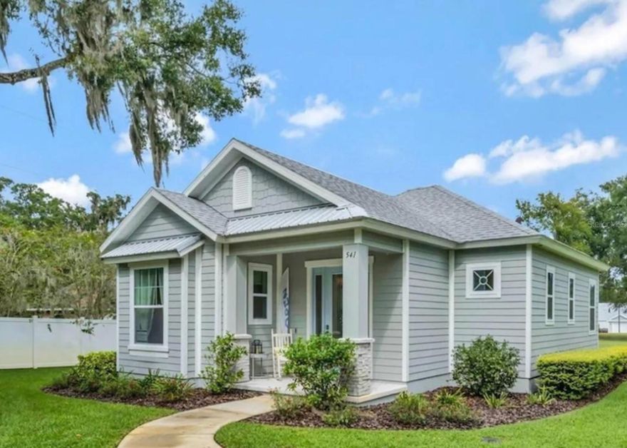 This beautifully designed Fairfax Bixby Model Home offers 3 bedrooms, 2 bathrooms and 1,530 sq ft. of thoughtfully planned living space. Sold fully furnished, this home is move-in ready. the open floorplan features a spacious living room, modern kitchen with stainless steel appliances, and a dining area that flows seamlessly for everyday living and entertaining. The owners suite includes a walk-in closet, dual sinks and a walk in shower. Outside, enjoy a charming front porch and a detached one car garage.  Located in the heart of DeLand, Azalea Walk offers a no maintenance lifestyle with beautifully maintained common area and close proximity to shopping, dining, schools, and award winning Downtown DeLand. Don't miss this opportunity! $6,000 towards closing costs with preferred lender. Lease back option available for buyers seeking investment potential.