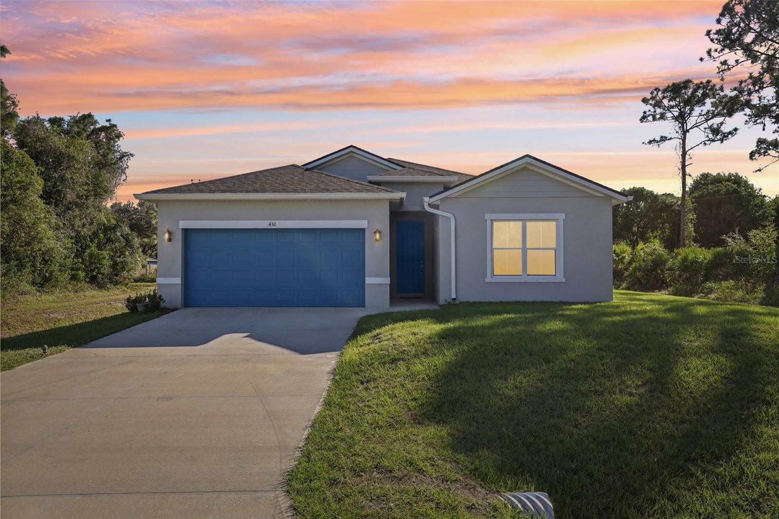 This beautifully designed, nearly new one-story home is just 1 year old. Step inside to an inviting open floor plan that seamlessly connects the oversized kitchen and great room, creating the perfect space for both entertaining and everyday living.
Featuring tile and laminate flooring throughout, the thoughtfully designed split-bedroom layout ensures privacy. The home offers multiple living areas, including a dining room, living room, family room, and a dinette area, providing a flexible and functional layout to suit any lifestyle.
The oversized garage offers ample storage or workspace, while the expansive rear-covered lanai wraps around the back of the house, offering a perfect setting for outdoor relaxation and gatherings.
Apply here: https://apply.link/yIlMKIo