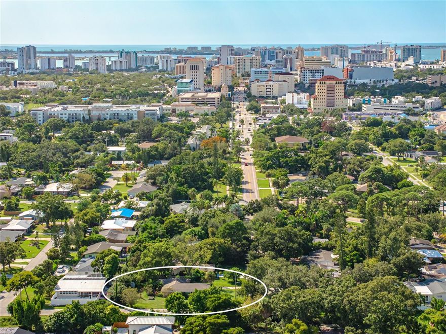 Experience the best of Sarasota living with this incredible opportunity in the highly desirable Ringling Park neighborhood. Oversized lots this close to downtown are nearly impossible to find—this one offers over 12,500 sq. ft. just blocks from Payne Park, Legacy Trail, and all the energy of downtown Sarasota. This 3-bedroom, 2-bath residence, complete with a bonus flex room or home office, is perfect for anyone looking to live, build, or invest in a rapidly appreciating area. The home features beautifully updated bathrooms, updated electrical, and classic details like solid plaster walls and a cozy fireplace. With new construction flourishing throughout Ringling Park and few homes hitting the market, this property stands out as a rare and versatile opportunity—whether you’re envisioning a stunning custom build, a high-value spec home, or a private retreat conveniently tucked away yet moments from downtown. The possibilities here are endless.