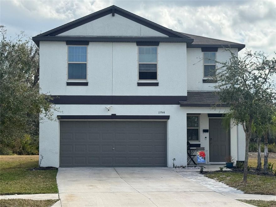 Welcome Home to Modern Comfort in the Heart of Riverview! Nestled in the highly desirable Timber Creek community, this immaculate 4-bedroom, 2 1/2-bathroom single-family home on a premium lot, combines contemporary style.  Built in 2021 this thoughtfully upgraded home offers a bright open floor plan, perfect for both entertaining and everyday living.  Upstairs, you'll find the Primary bedroom with an ensuite bathroom, dual sinks and a walk-in shower.  The three additional bedrooms feature plenty of living space, ceiling fans and built in closets.  In addition, the upstairs features a loft area and laundry room for practical convenience.  The backyard features an extended outside patio area perfect for firing up the grill. You will enjoy serene evenings with no rear neighbors, peaceful views of the lush conservation and pond areas, creating your own calming retreat.  What are you waiting for, make this your forever home!  Schedule your appointment today to tour this lovely home! (Photos will be added)