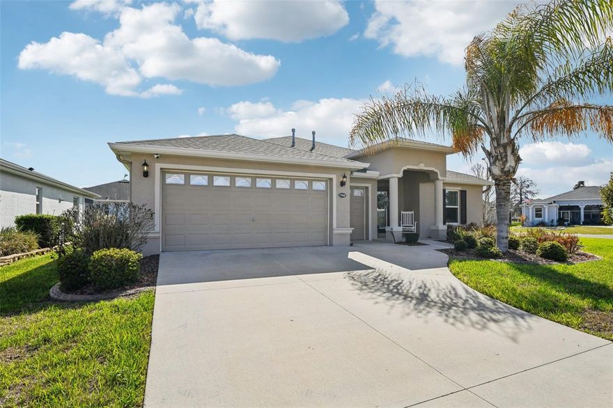 This Beautiful LIGHT AND BRIGHT "Calla II Model" Home is located on a LARGE CORNER LOT in the highly desirable 55+ Community of ARLINGTON RIDGE. The home offers a SPLIT FLOOR PLAN with an open concept. The KITCHEN FEATUTRS LARGE ISLAND WITH GRANITE COUNERTOPS, SOLID WOOD CABINETRY, STAINLESS STEEL APPLIANCES (currently gas but set up for gas or electric) plus LARGE PANTRY.   This home also FEATURES SEPARATE LAUNDRY ROOM including LAUNDRY SINK and EXTRA UPPER AND LOWER CABINETRY. The MASTER SUITE with ENSUITE BATH FEATURES WALK IN SHOWER, DOUBLE VANITY and WALK IN CLOSETS. This home includes SPRAY FOAM INSULATION IN EXTERIOR BLOCK WALLS, RADIANT BARRIER IN THE ATTIC SPACE (R38) and DOUBLE PANE LOW E GLASS WINDOWS.  RECENT UPDATES INCLUDE: CULLIGAN WATER FILTRATION SYSTEM, ELECTRIC SHADES IN LIVING AREA, SHADES ON 24'x10' SCREENED LANAI, WHOLE HOUSE 'GENERAC' GENERATOR (hooked up to natural gas underground) newly INSULATED and AIR CONDITIONED 2 CAR GARAGE plus GOLF CART GARAGE. ARLINGTON RIDGE is a 24-HOUR GATED COMMUNITY offering CHAMPIONSHIP GOLF, with RESORT STYLE AMENITIES and LOW HOA fee.  YOUR HOA FEE COVERS: lawn care, high speed internet cable, amenities including two pools, hot tub, movie theater and fitness center. Lots of Golf Cart Paths and Walking areas. Dine at the on-site Chesapeake Grill & Tavern.  Arlington Ridge is just minutes from shopping, recreation, waterfront restaurants and boat ramps.  It's easy access to healthcare, airports and the beaches.  COME SEE THIS BEAUTIFUL HOME!