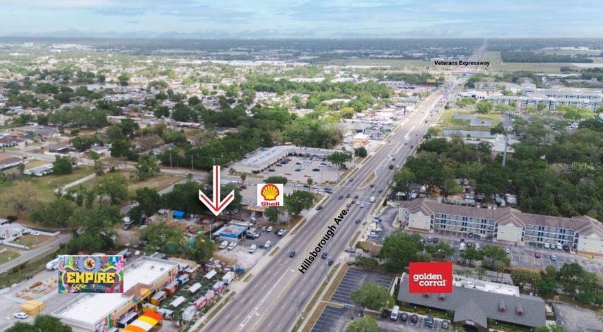 Double lot Income-Producing Commercial Property – Hillsborough Ave frontage.
Prime commercial property located on high-traffic with excellent visibility and access. This established income-producing asset offers immediate cash flow and strong upside potential.Property includes an active dealer license.
Great location surrounded by growing residential and commercial development—ideal for investors or owner-users seeking versatility and long-term value.