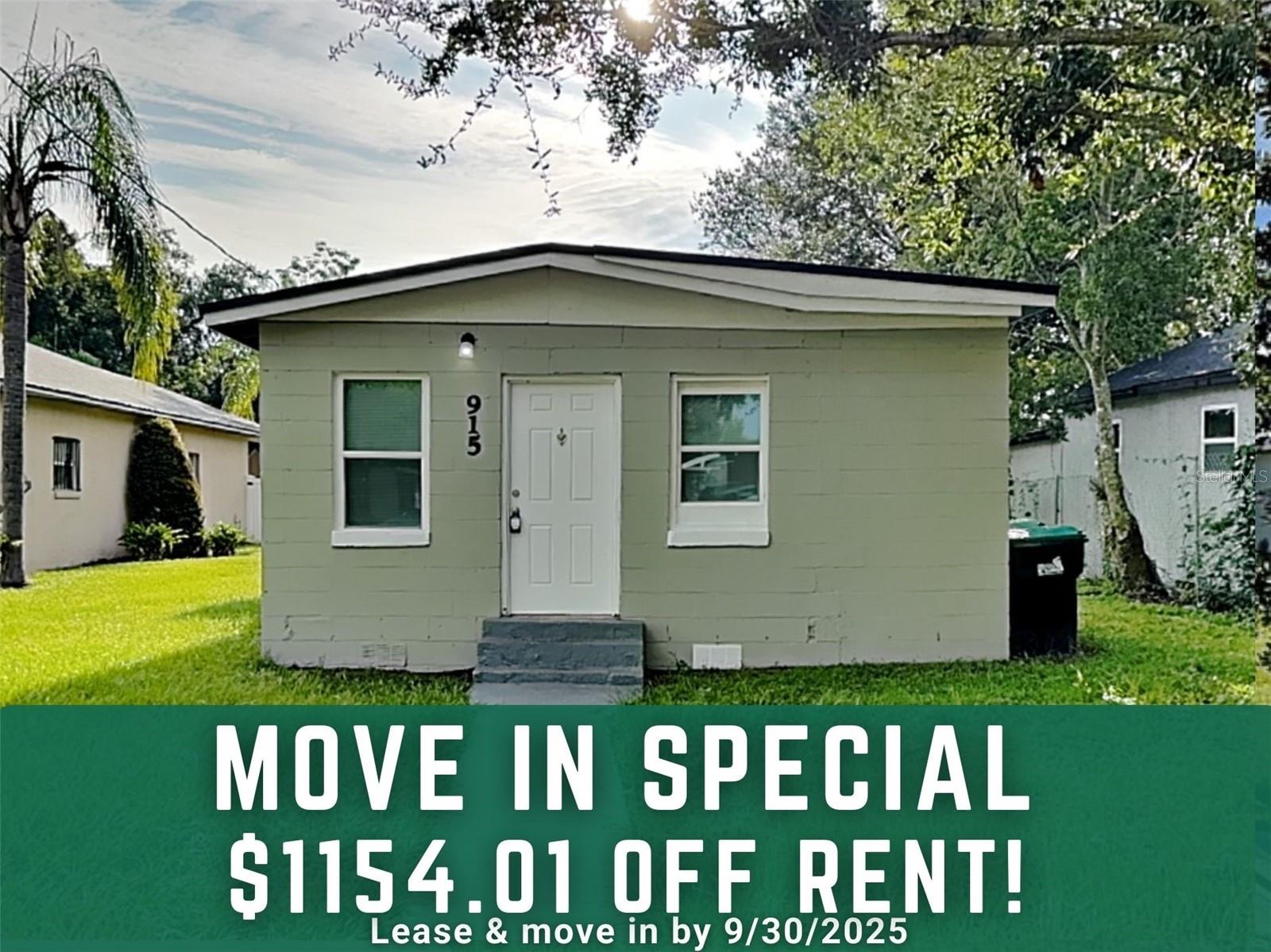 Base rent $1154.01 plus $11.99 Managed Utility, plus $29 RBP totals $1195
Receive $1,154.01 off Oct. Rent if applied and moved in by Sept. 30th!!
If you love nature and convenient city access, this cozy 2-bedroom, 1-bath home is just what you need. With 1,000 square feet of comfortable living space, its ideal for anyone looking to enjoy the best of both worldspeaceful outdoor surroundings and easy access to popular attractions.
Prime Location Near Scenic Lakes and Parks
-Step outside and youre close to Lake Mann, Clear Lake, Lake Fran, and Eagle Nest Parkperfect spots for walking, picnics, fishing, or simply soaking up the outdoors.
- The home features an open backyard, providing ample space for gardening, play, or hosting weekend BBQs with friends and family.
- Close to Entertainment and Shopping
Only 20 minutes from Universal Studios, youre never far from thrilling theme park adventures. Plus, The Florida Mall is just a 25-minute drive, putting shopping, dining, and entertainment within easy reach.
Comfortable and Cozy Living
With 2 bedrooms and a full bath in a 1,000 sqft layout, this home offers a perfect balance of functionality and charm suitable
This home at 915 Willie Mays Parkway presents a rare chance to live close to nature without sacrificing city conveniences. Whether youre an outdoor enthusiast or just want a peaceful place close to action, this could be your ideal new home.
At Bridge Homes, our advertised rental rate includes all mandatory recurring fees to ensure full transparency and a seamless leasing experience. This means no surprises just top-tier service for our residents. One included benefit is our Resident Benefits Package (RBP), which provides valuable services like utility concierge, air filter delivery, credit building, and resident rewards. Additional details are available upon request.
Visit www.Bridgehomes.com to view additional details on this exclusive package, schedule your showing, and apply TODAY by visiting www.bridgehomes.com